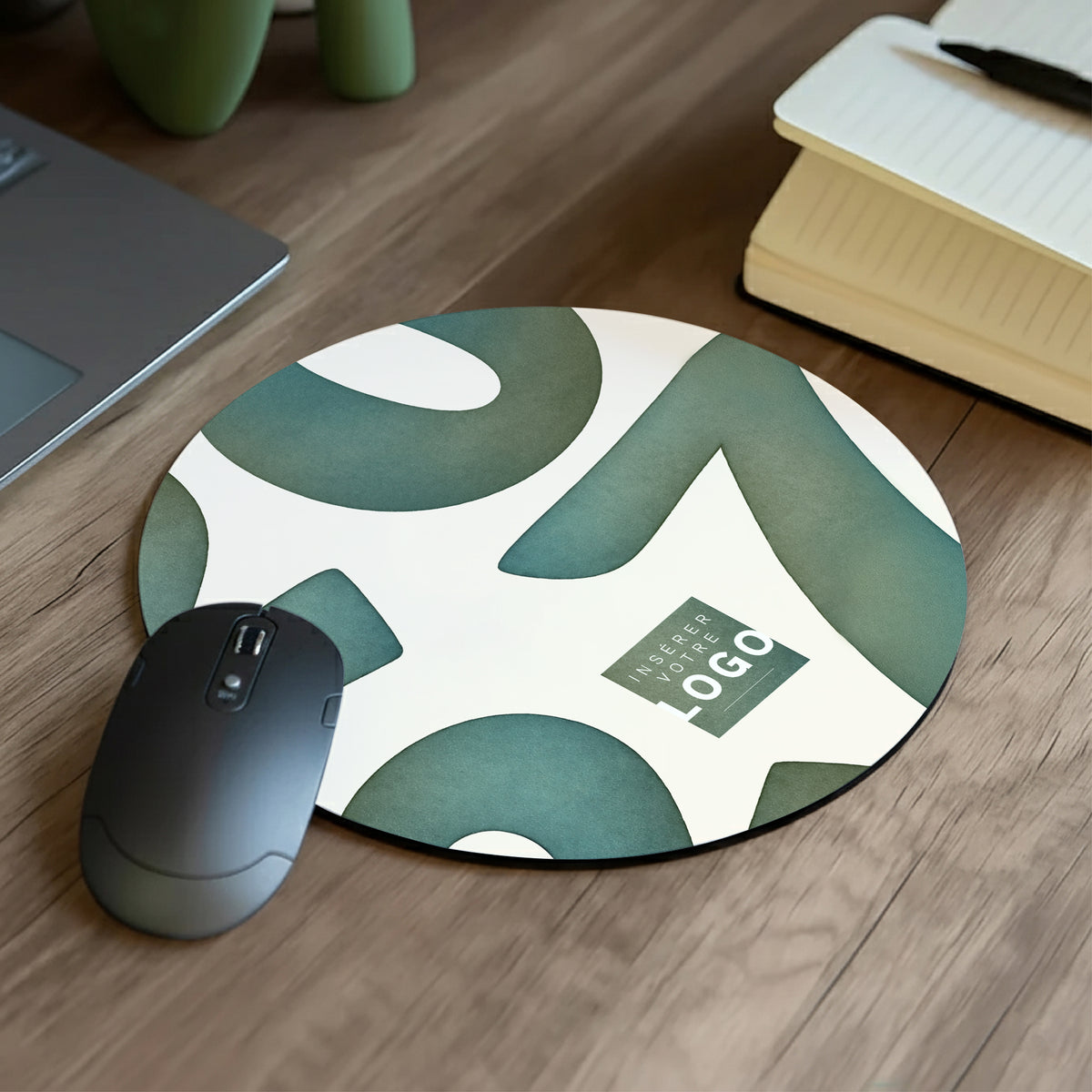 Céladon | Cadeau entreprise • Tapis de souris • Ø 20 cm photo N° 1