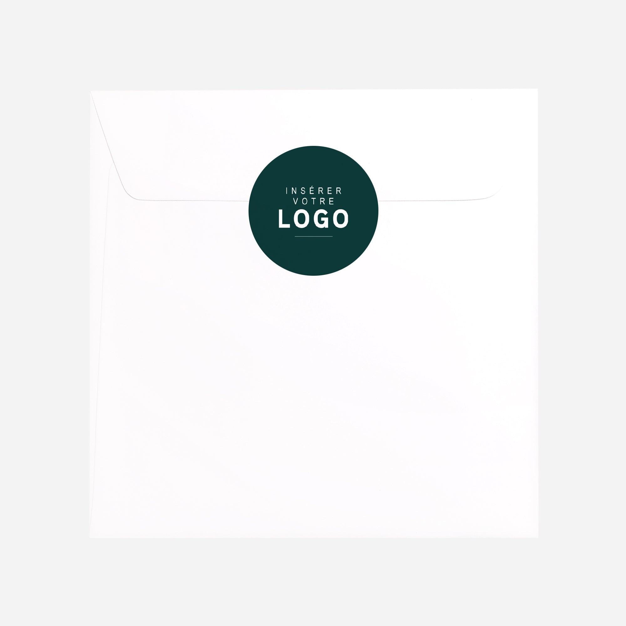 Épure Dorée | Vœux professionnels • Sticker • Rond photo N° 3
