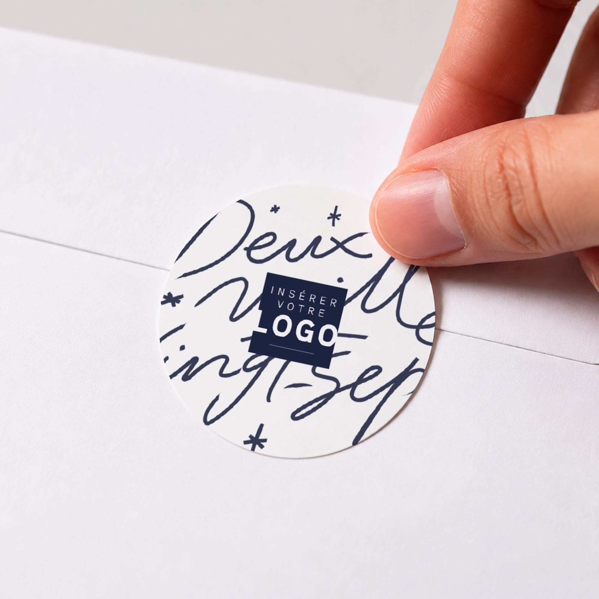 Golden year | Vœux professionnels • Sticker • Rond photo N° 1