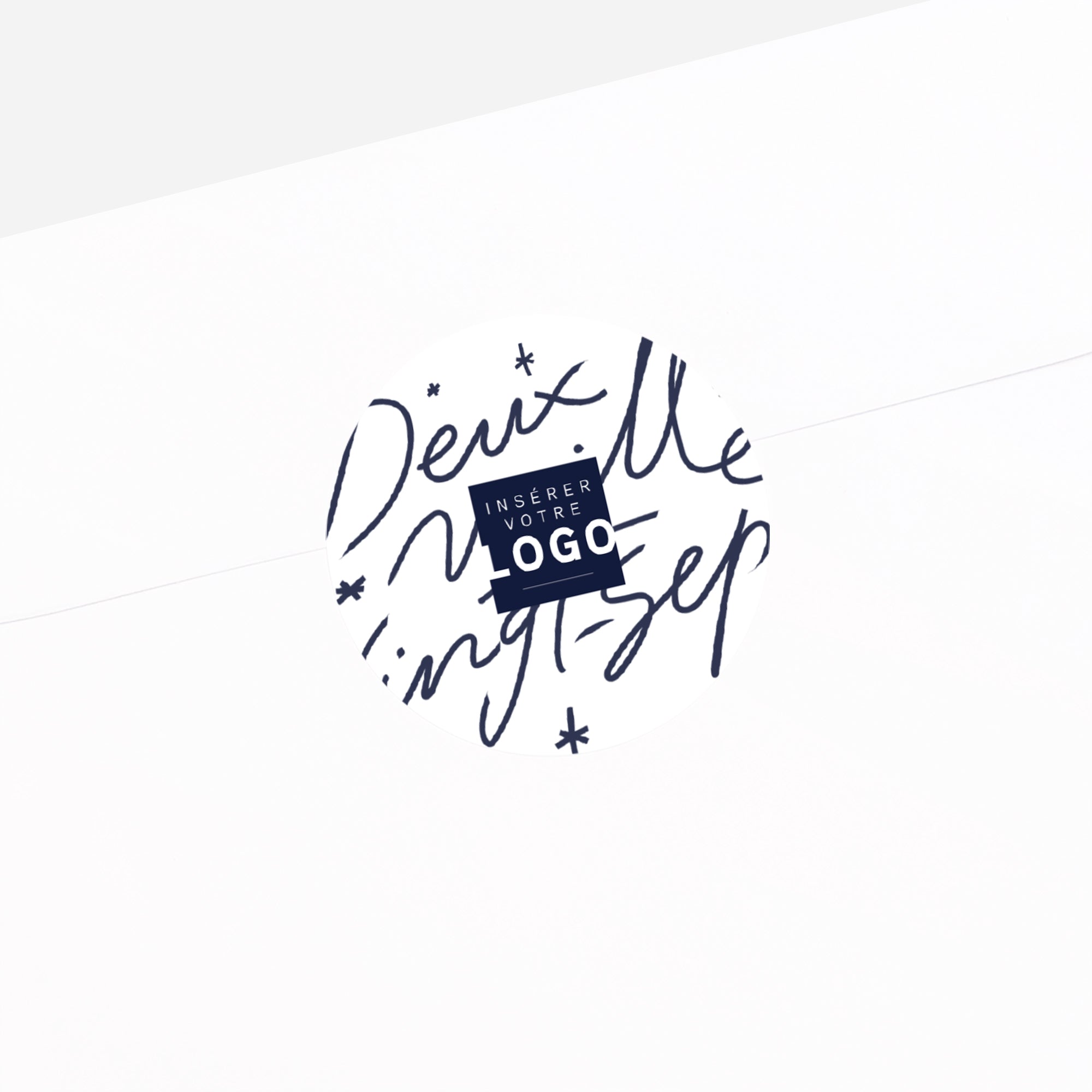 Golden year | Vœux professionnels • Sticker • Rond photo N° 2