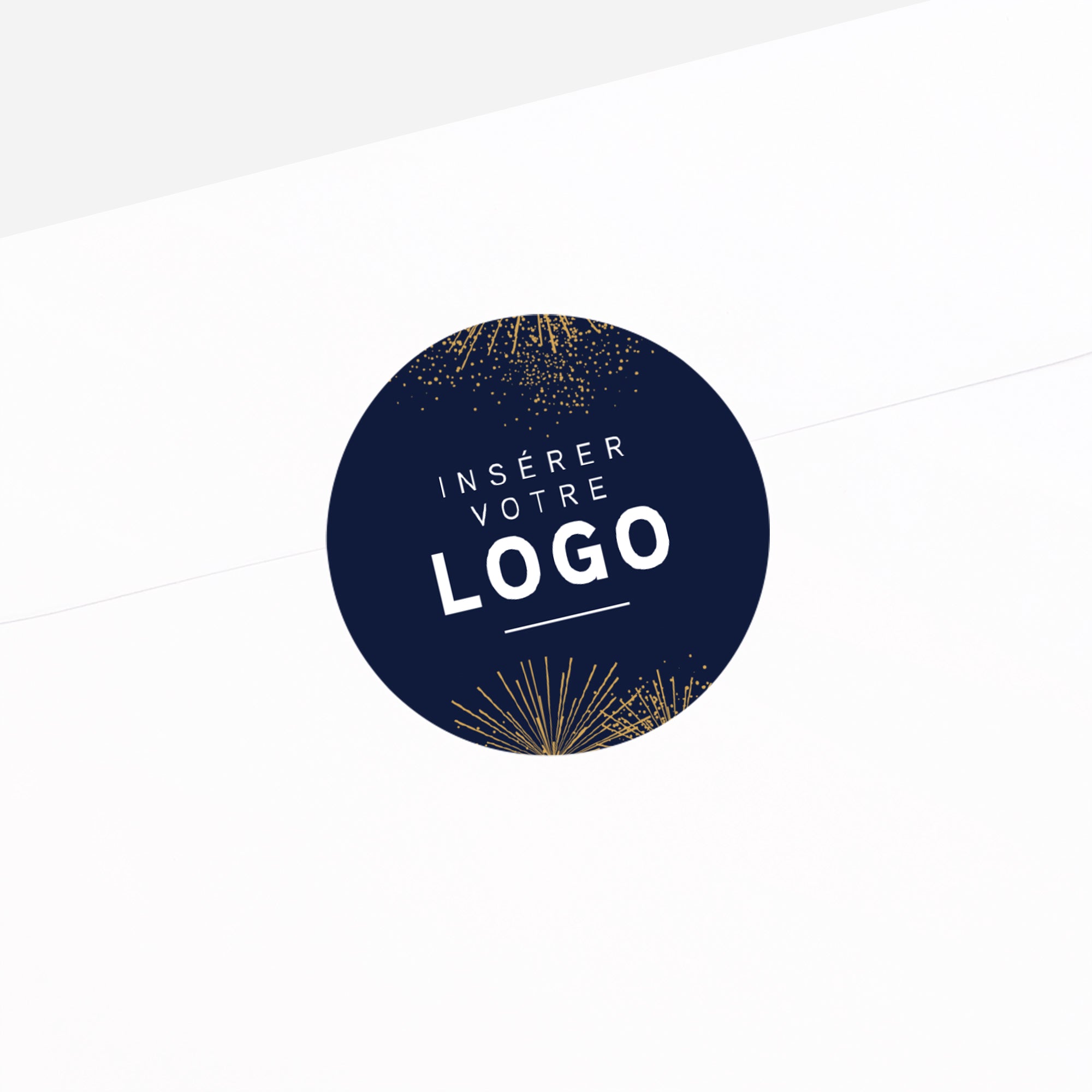Brillance Nocturne | Vœux professionnels • Sticker • Rond photo N° 2