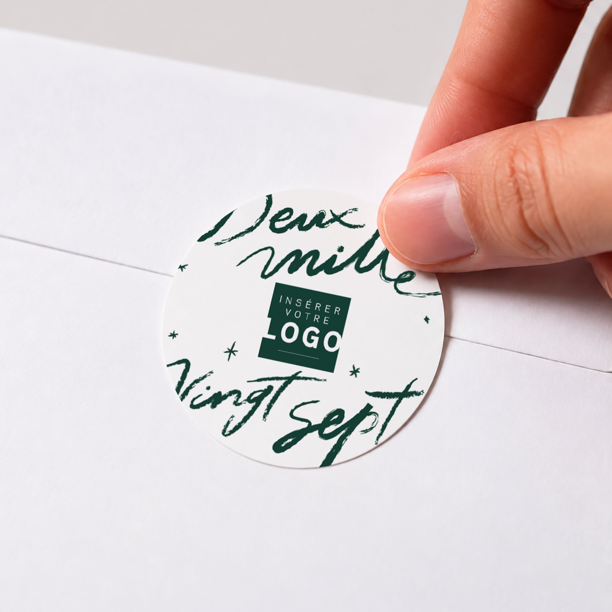 Une année en or | Vœux professionnels • Sticker • Rond photo N° 1
