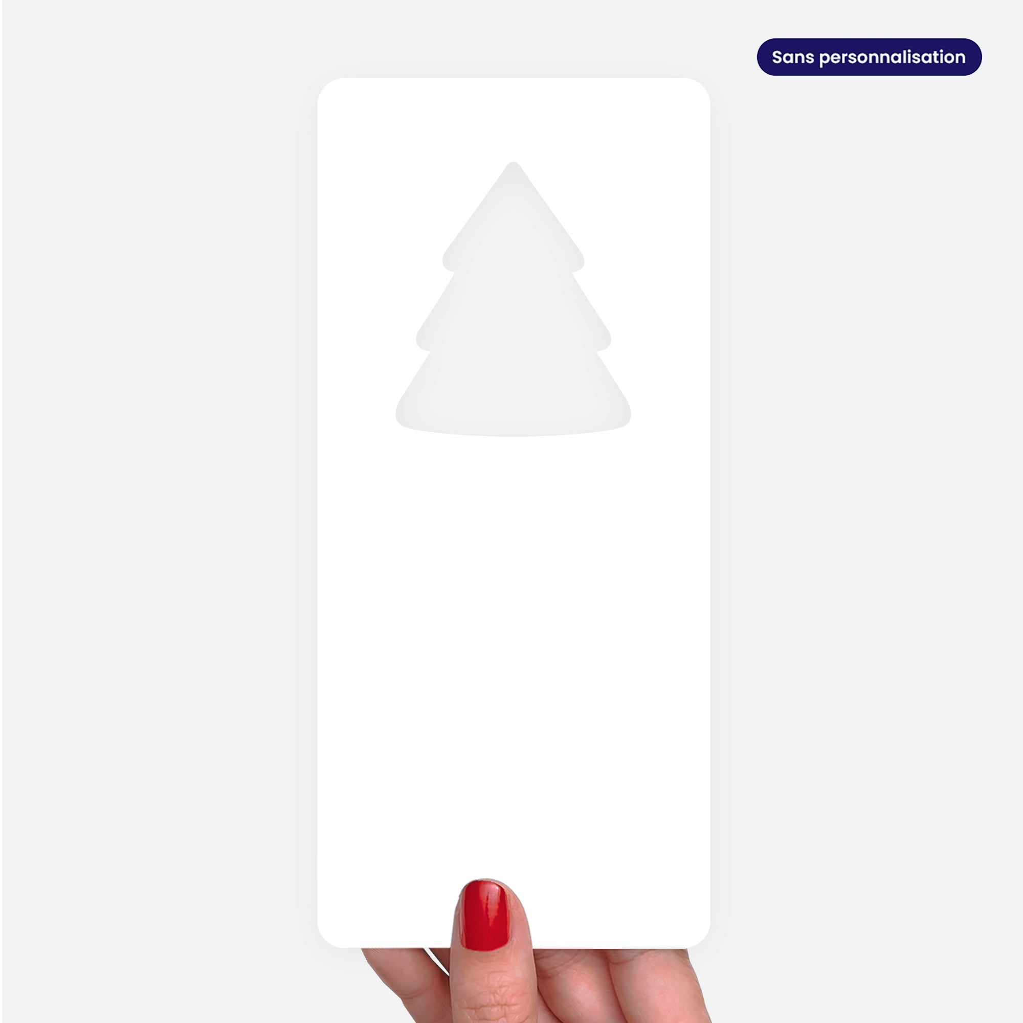Point d’Or | Vœux professionnels • Carte de voeux dorure • Vertical sapin photo N° 3