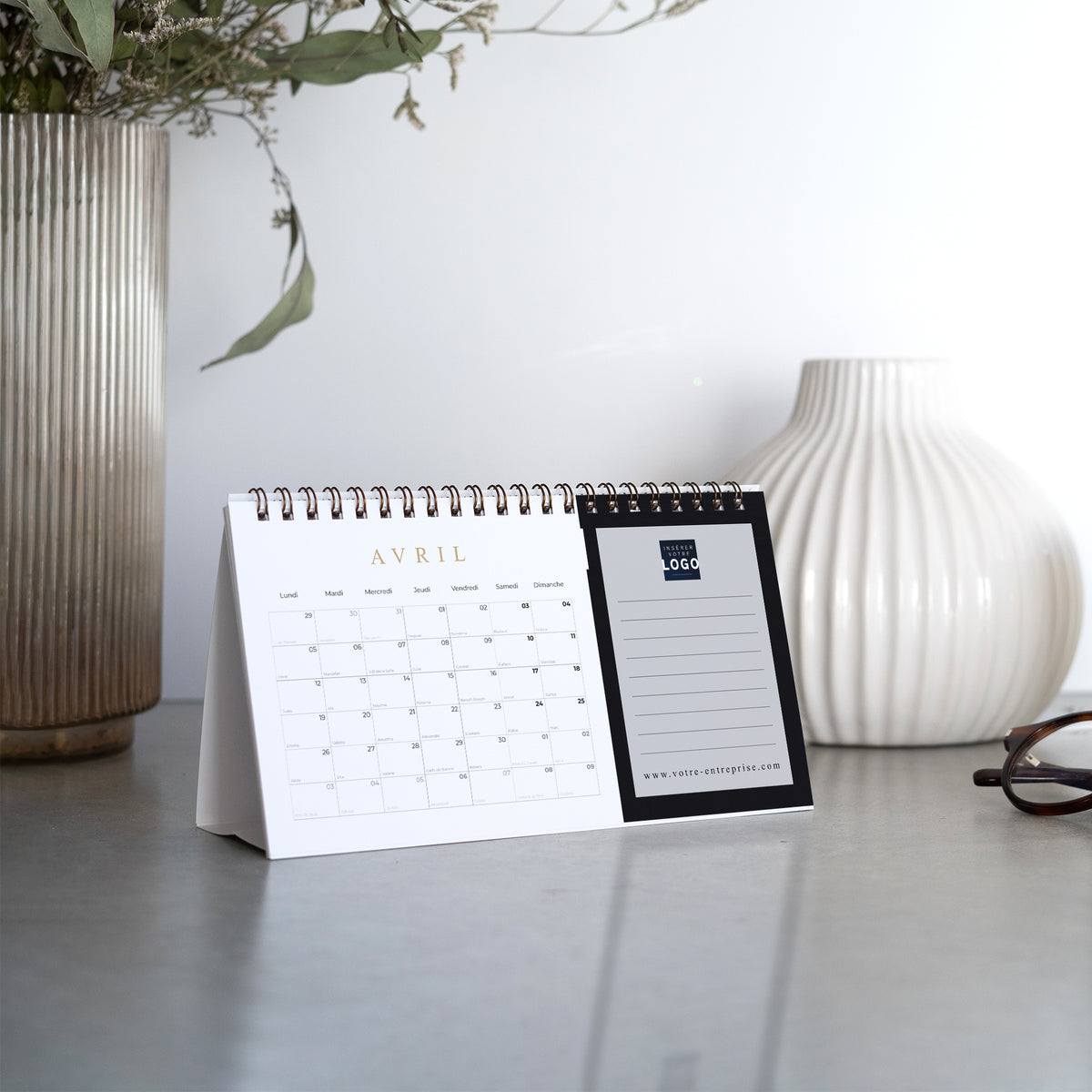 Impulsion Dorée | Vœux professionnels • Calendrier professionnel • Bureau, paysage photo N° 2