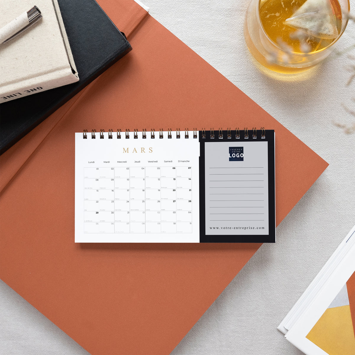 Impulsion Dorée | Vœux professionnels • Calendrier professionnel • Bureau, paysage photo N° 3