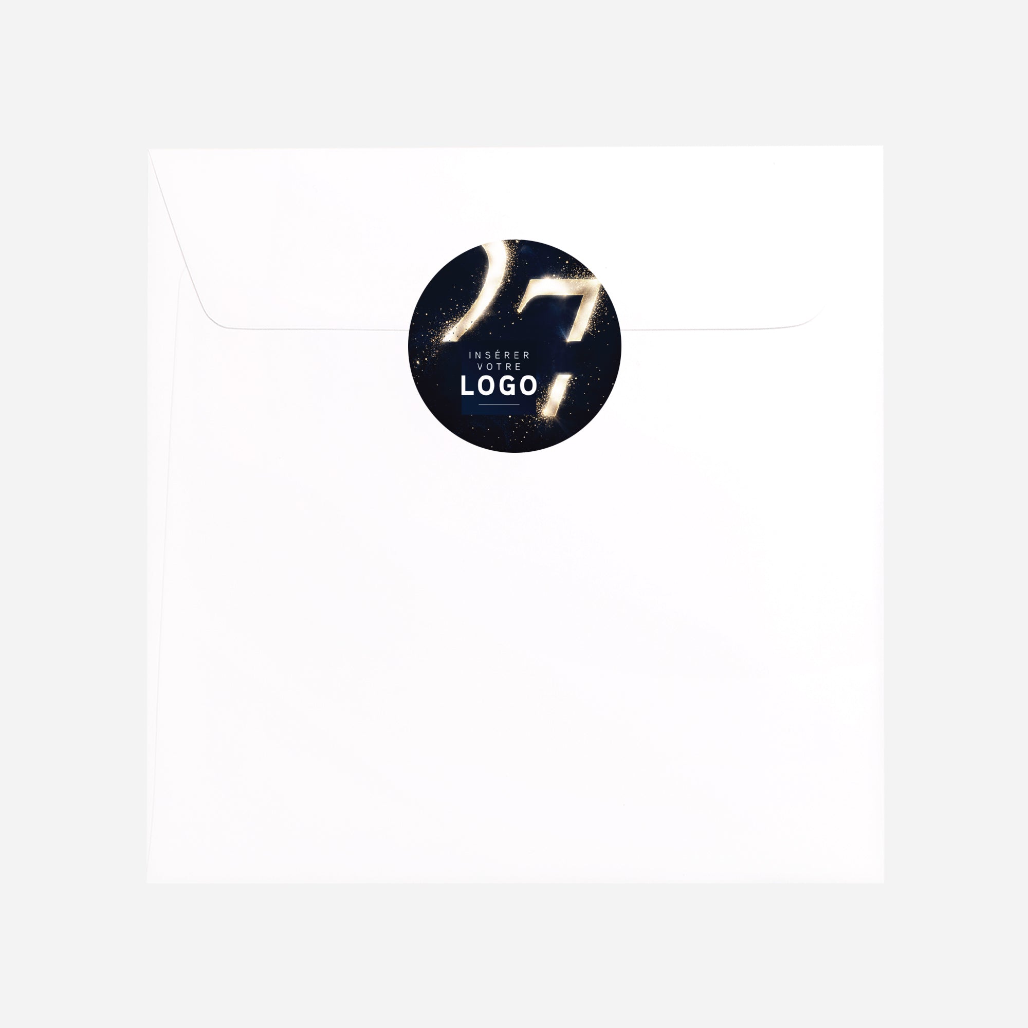 Impulsion Dorée | Vœux professionnels • Sticker • Rond photo N° 3
