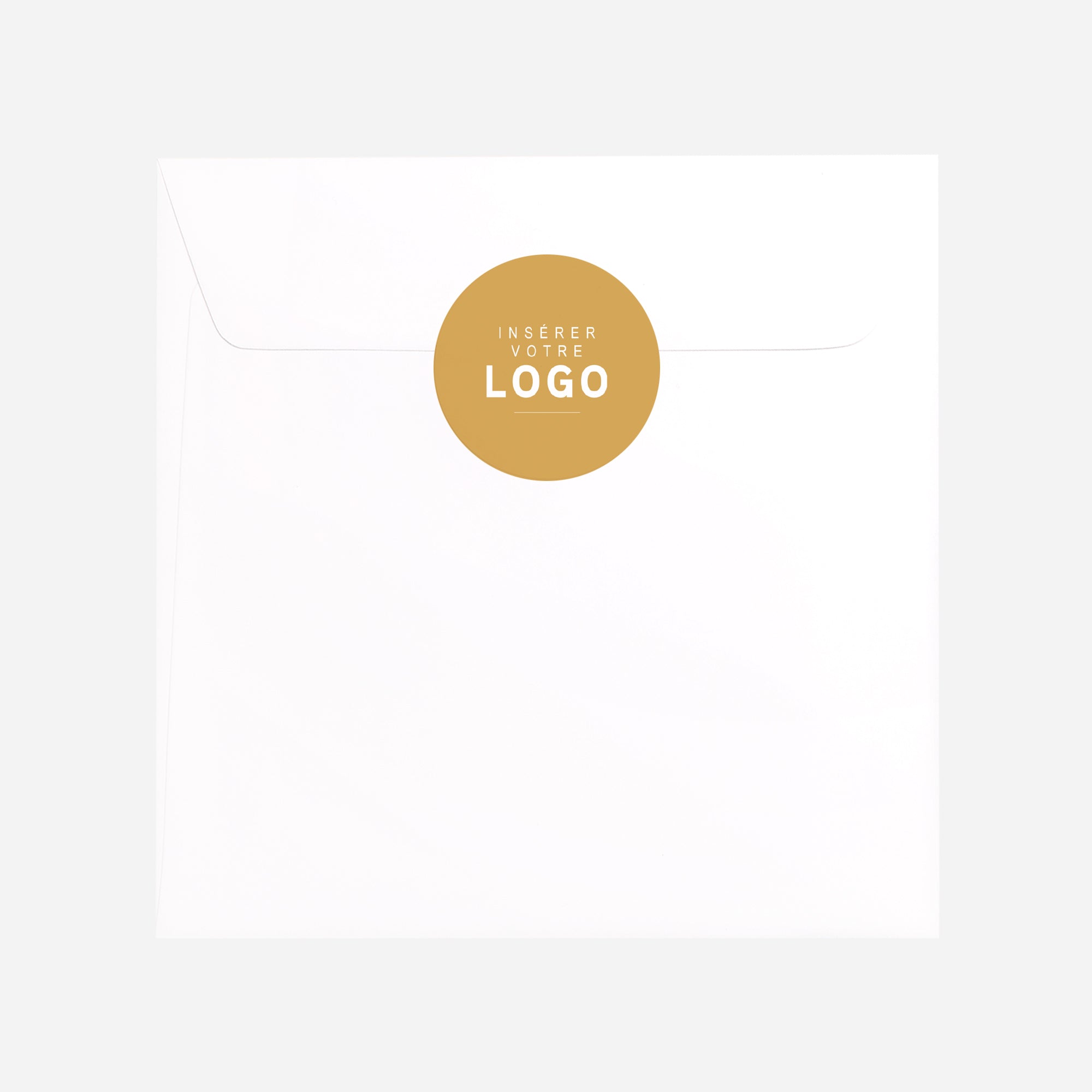 Lignes d’Or | Vœux professionnels • Sticker • Rond photo N° 3