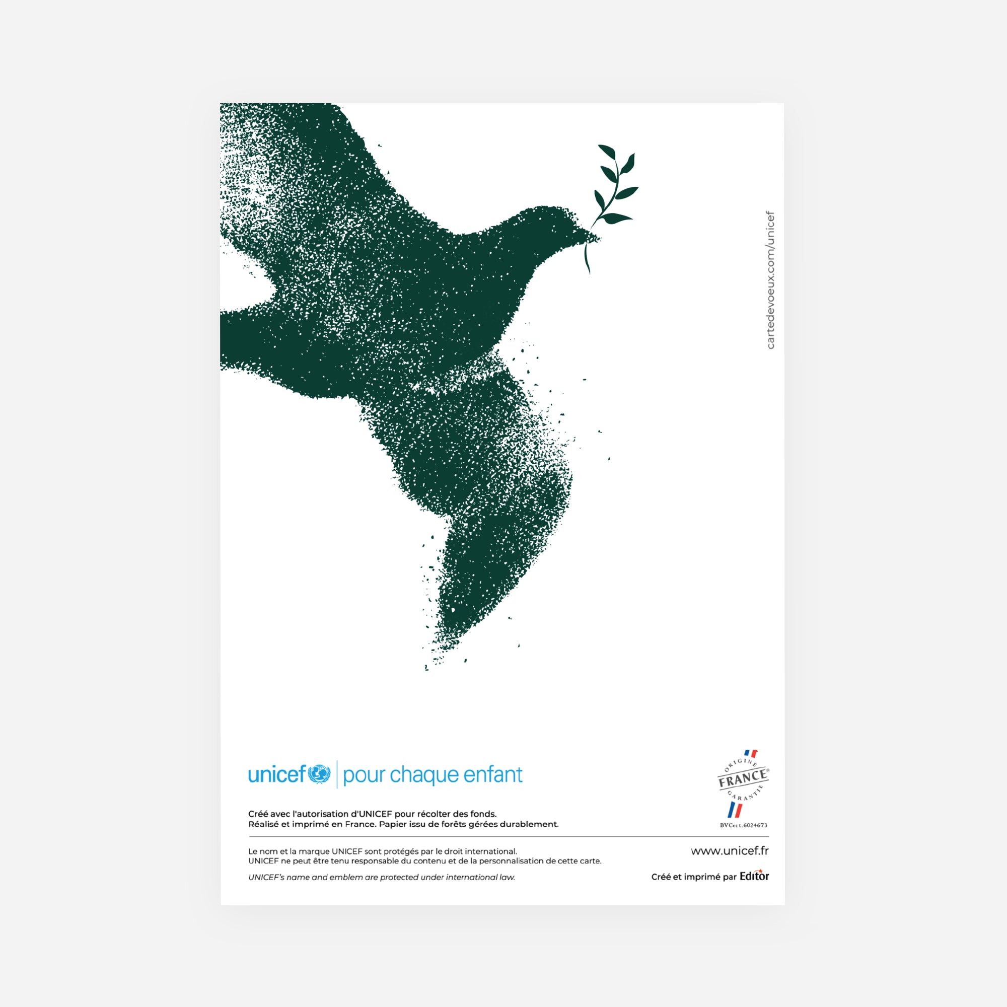Messager de paix | Vœux professionnels • Carte de voeux • BR2-RV photo N° 3