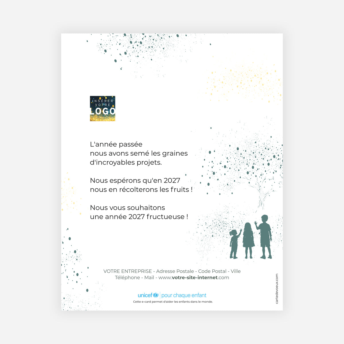 Les lumières de l’Espoir | Vœux professionnels • Carte virtuelle • eCard Image photo N° 1