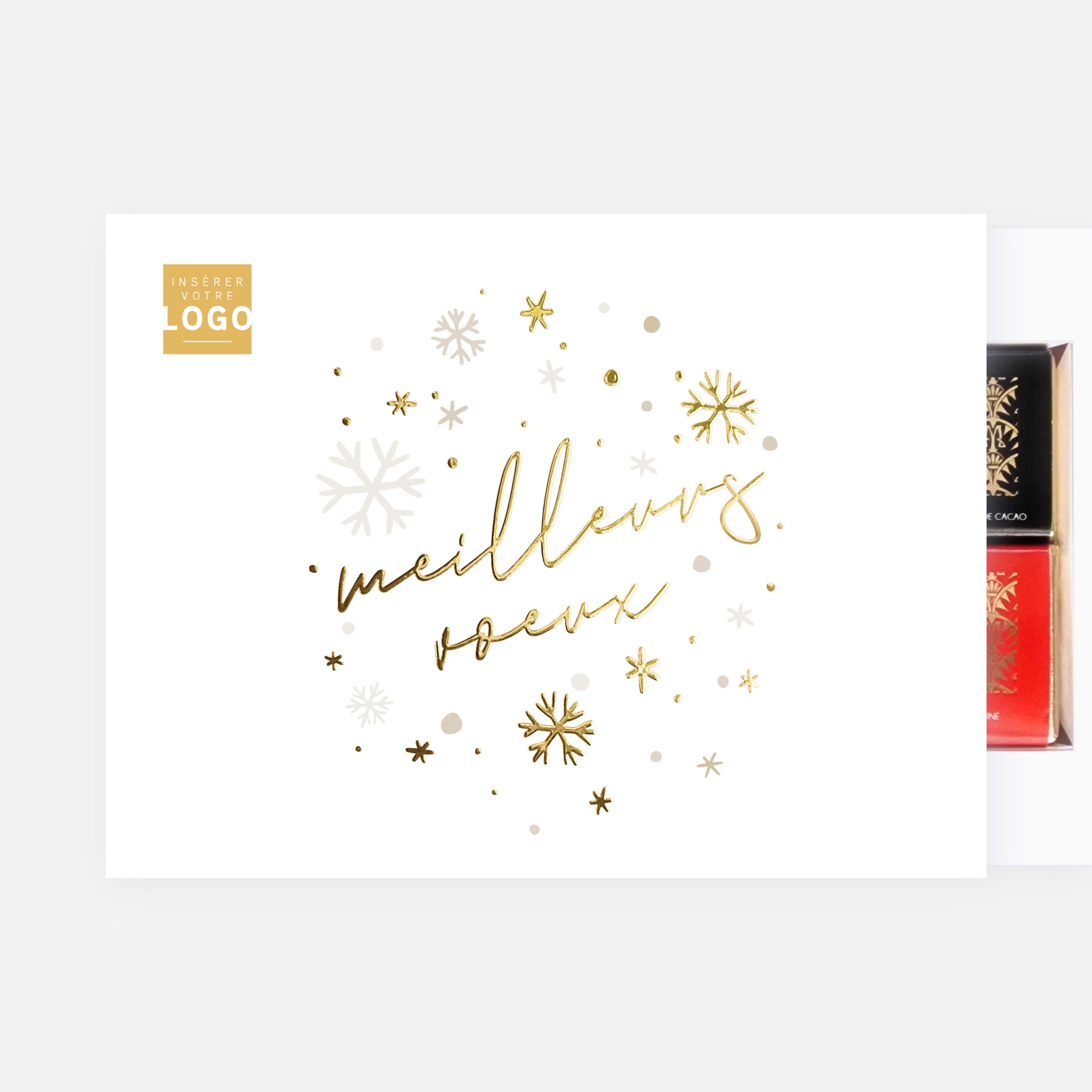 Neige Précieuse | Vœux professionnels • Boite chocolat personnalisée • Maxim's de Paris photo N° 2
