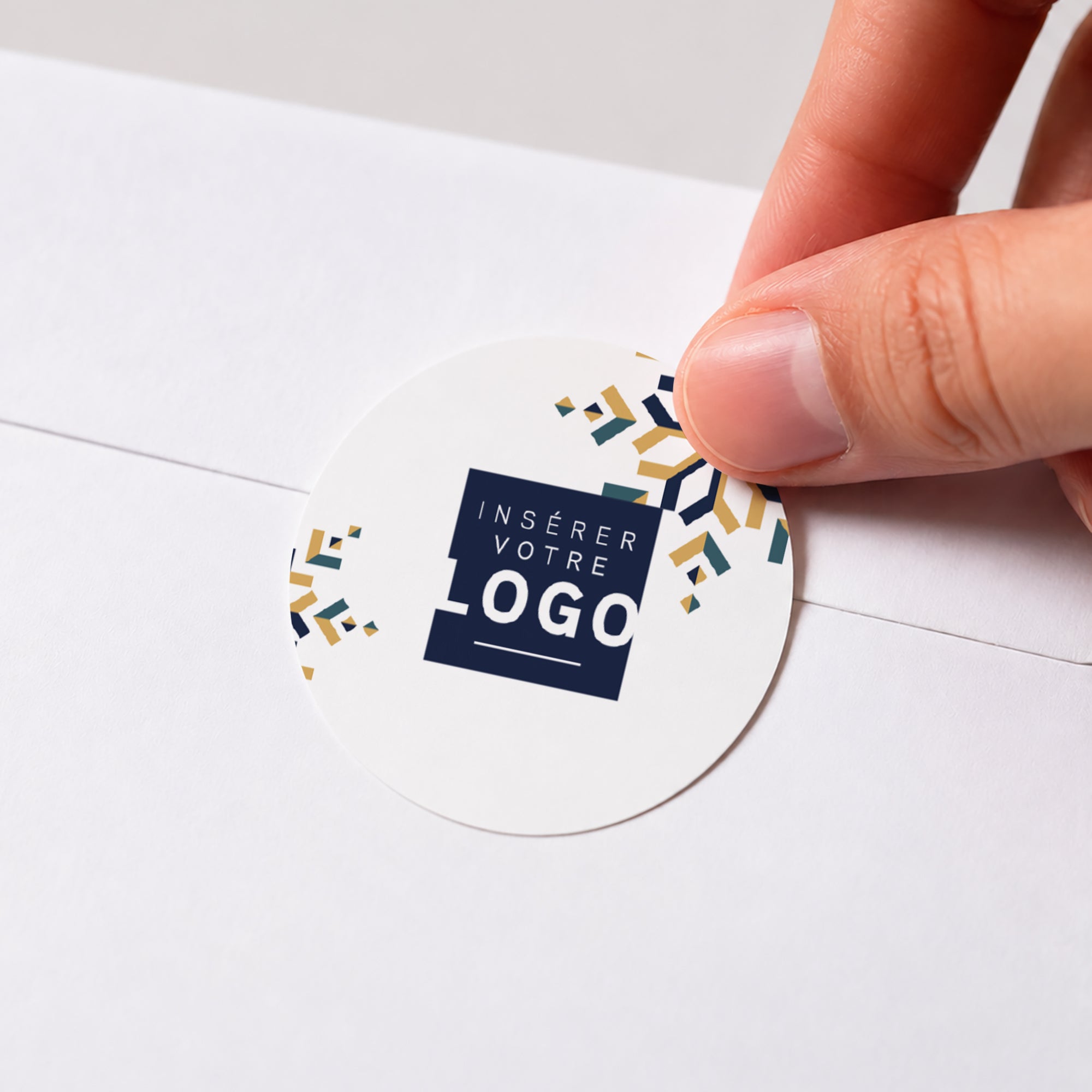 Flocon Prestige | Vœux professionnels • Sticker • Rond photo N° 1