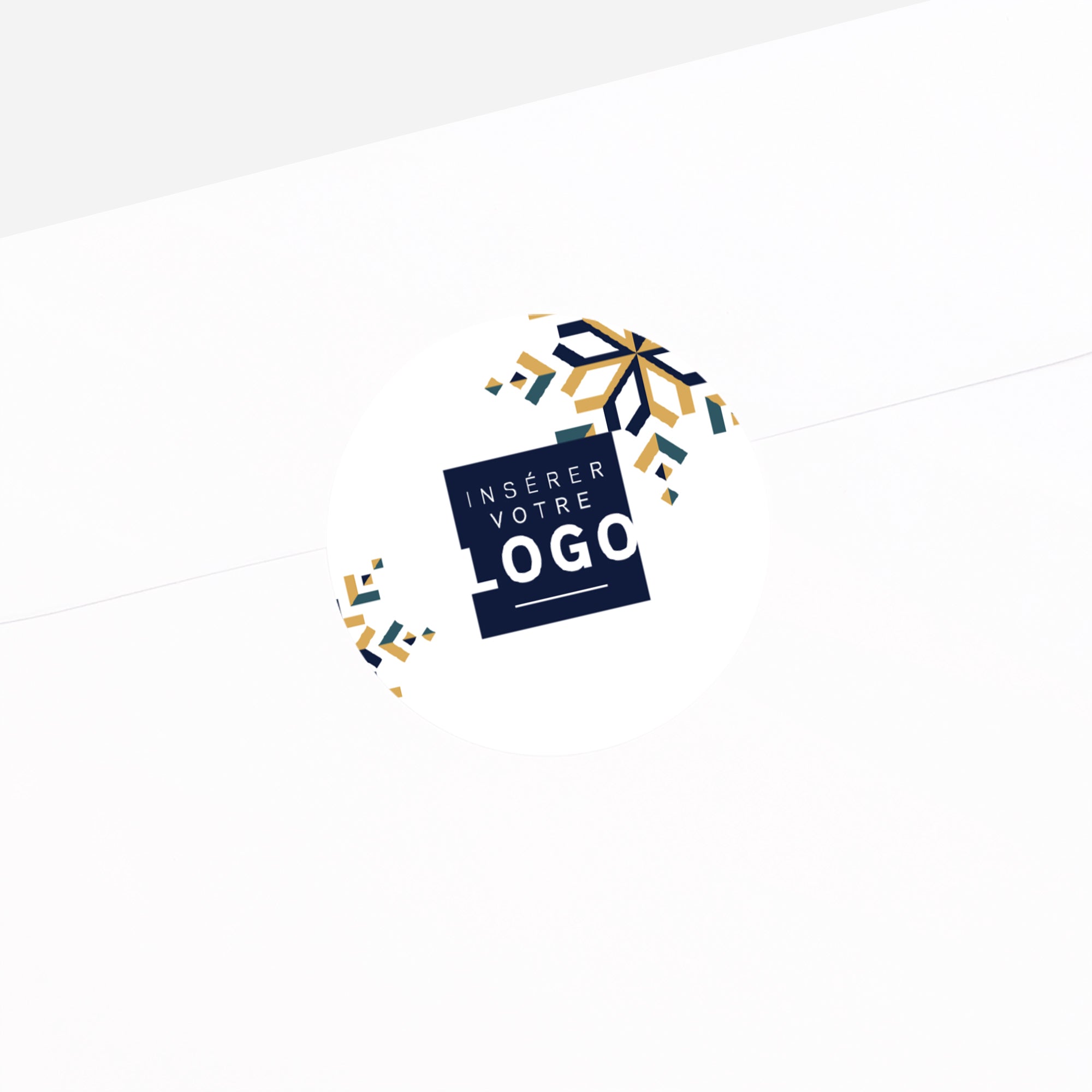 Flocon Prestige | Vœux professionnels • Sticker • Rond photo N° 2