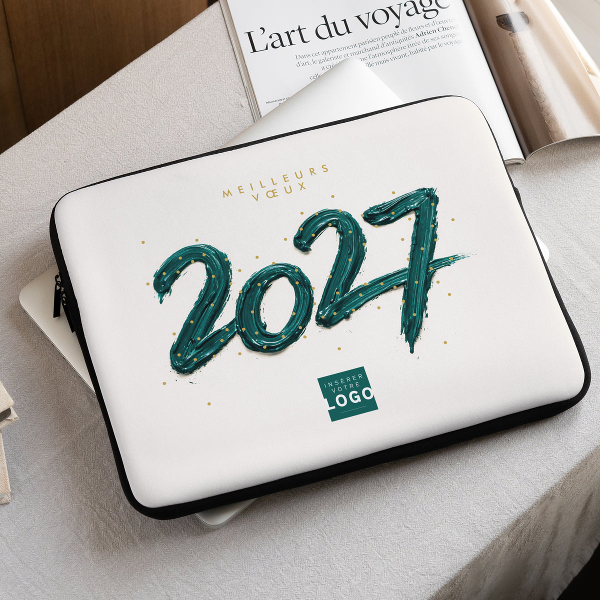 Millésime Précieux | Cadeau entreprise • Housse ordinateur • 15 pouces photo N° 1