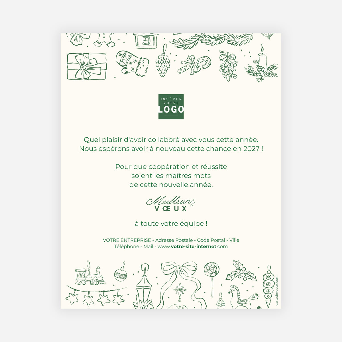 Esprit de Fête | Vœux professionnels • Carte virtuelle • eCard Image photo N° 1