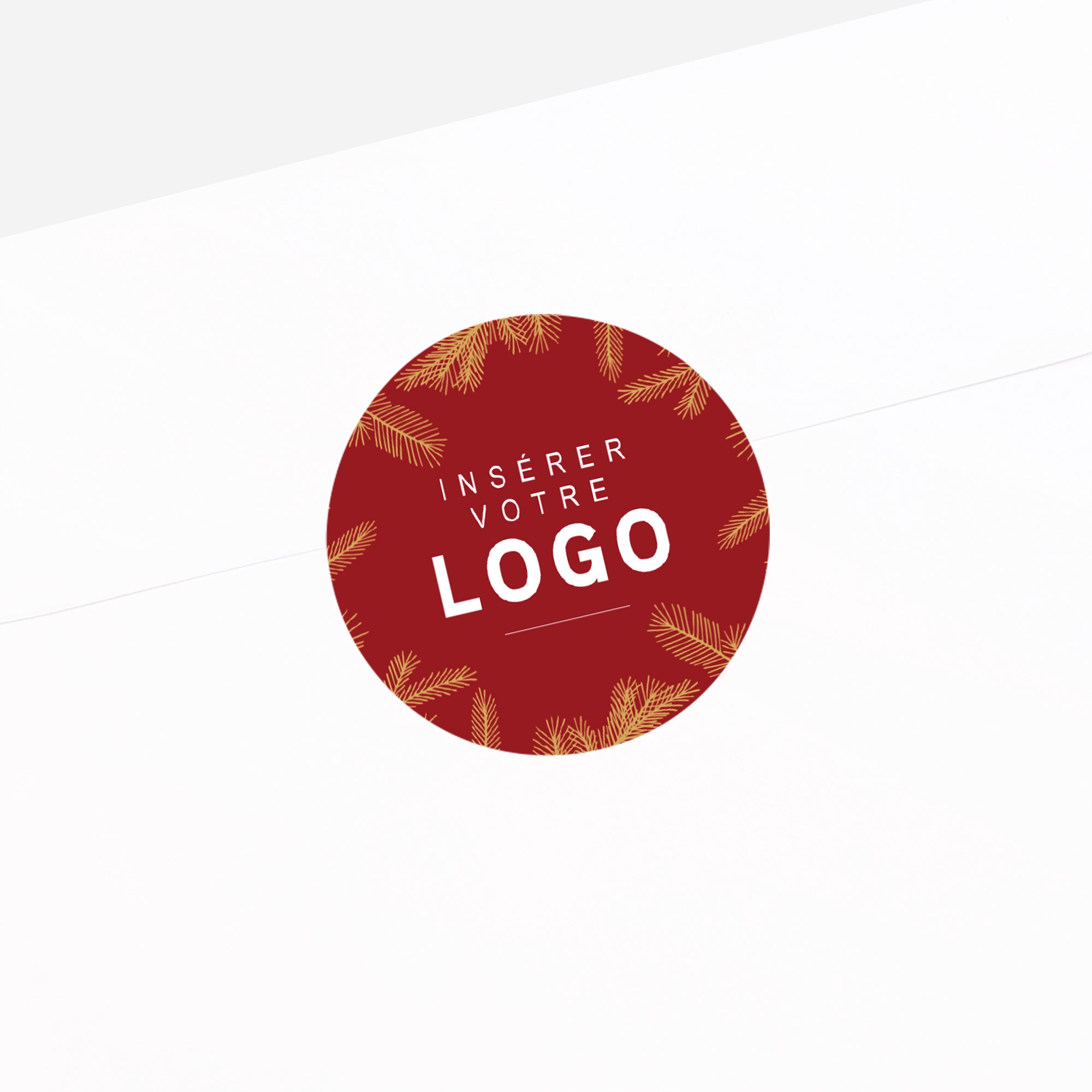 Écrin Végétal | Vœux professionnels • Sticker • Rond photo N° 2