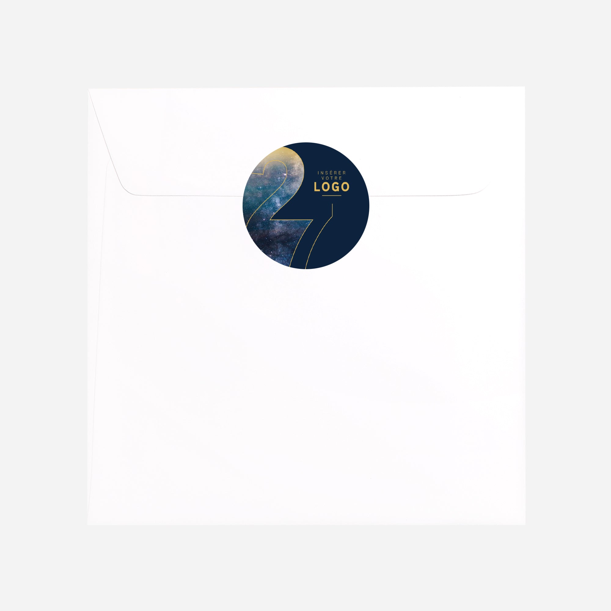Infini Bleu | Vœux professionnels • Sticker • Rond photo N° 3