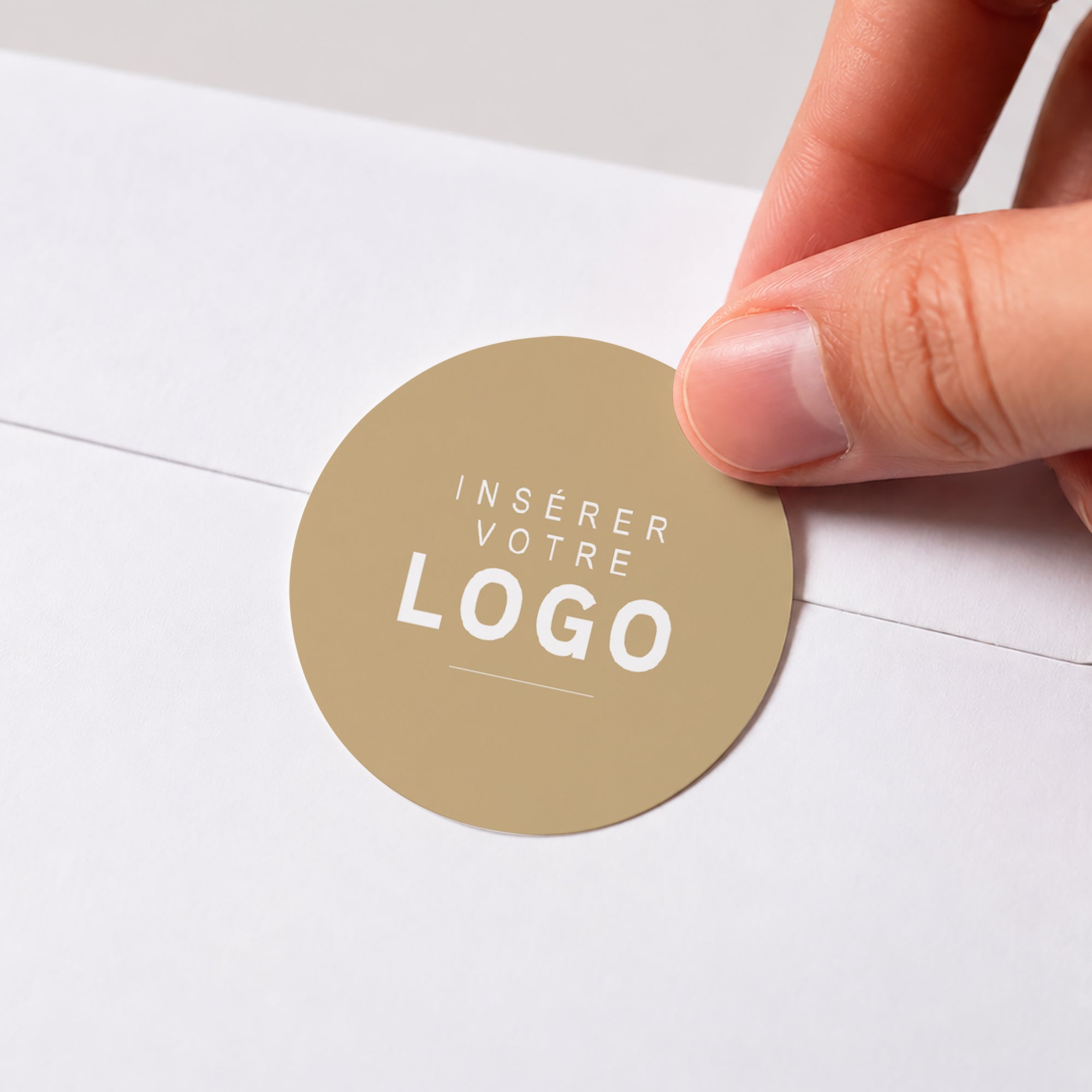 Sapin Précieux | Vœux professionnels • Sticker • Rond photo N° 1