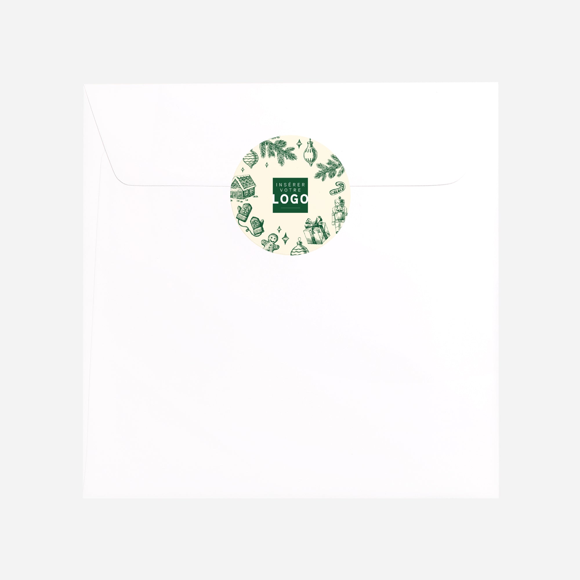 Instants de fête | Vœux professionnels • Sticker • Rond photo N° 3