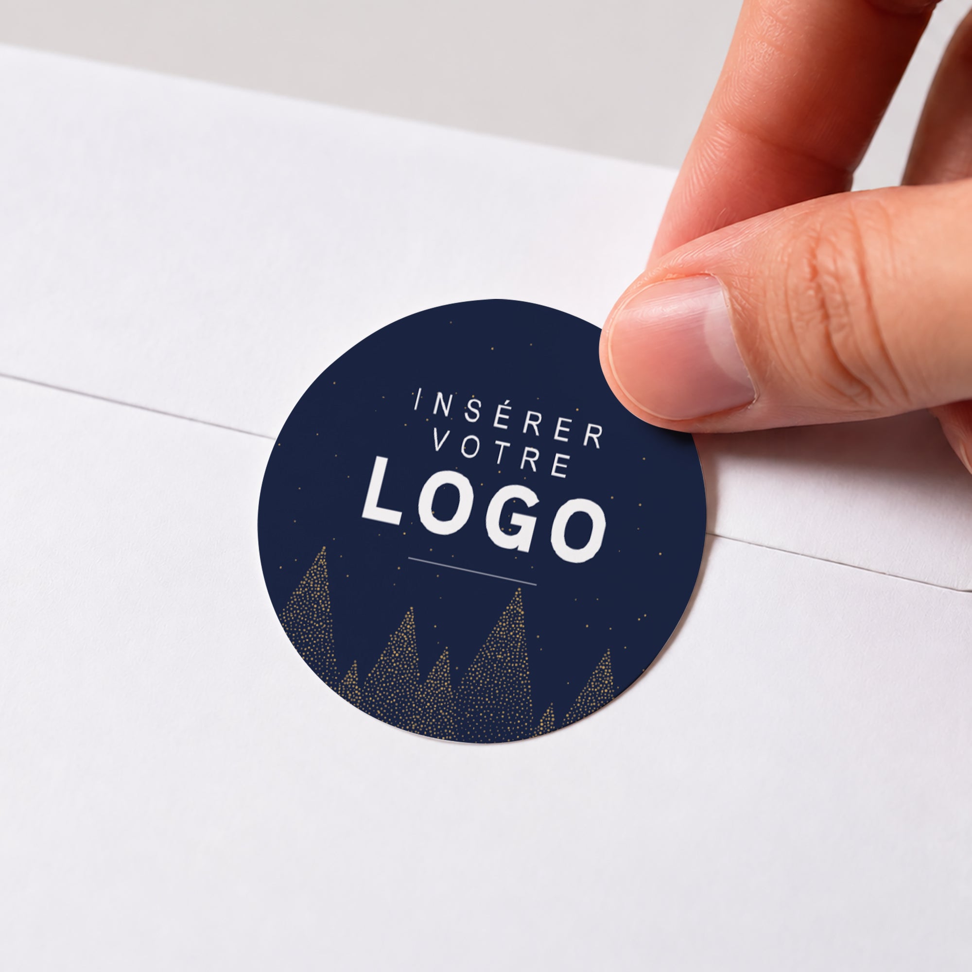 Forêt d’Or | Vœux professionnels • Sticker • Rond photo N° 1