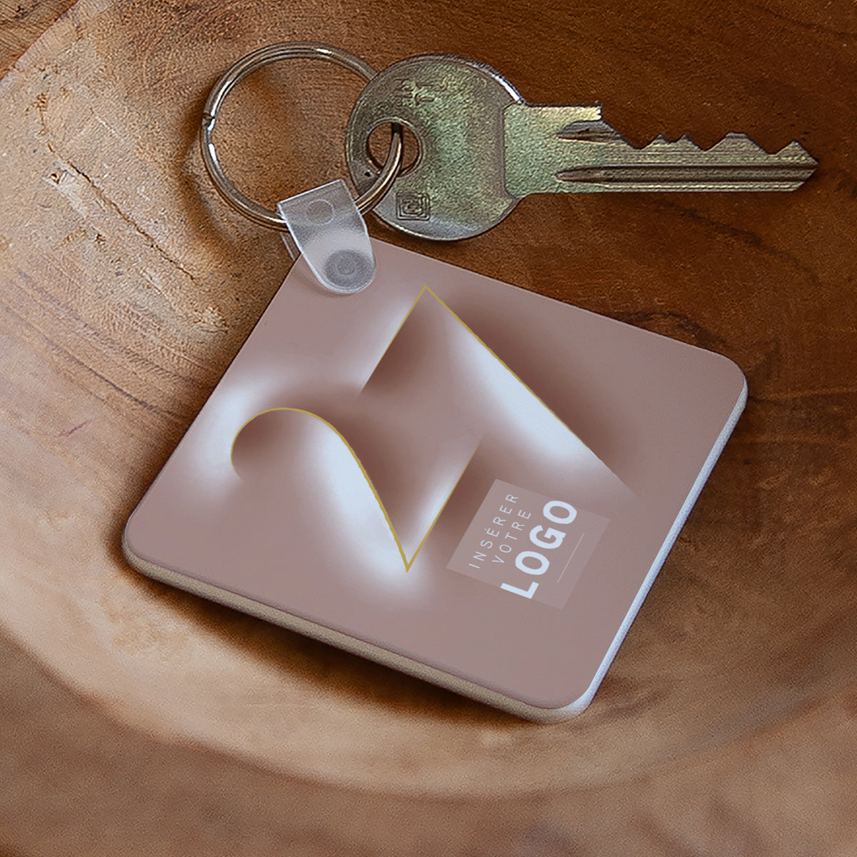 Lumière Velours | Cadeau entreprise • Porte-clés • Carré photo N° 1