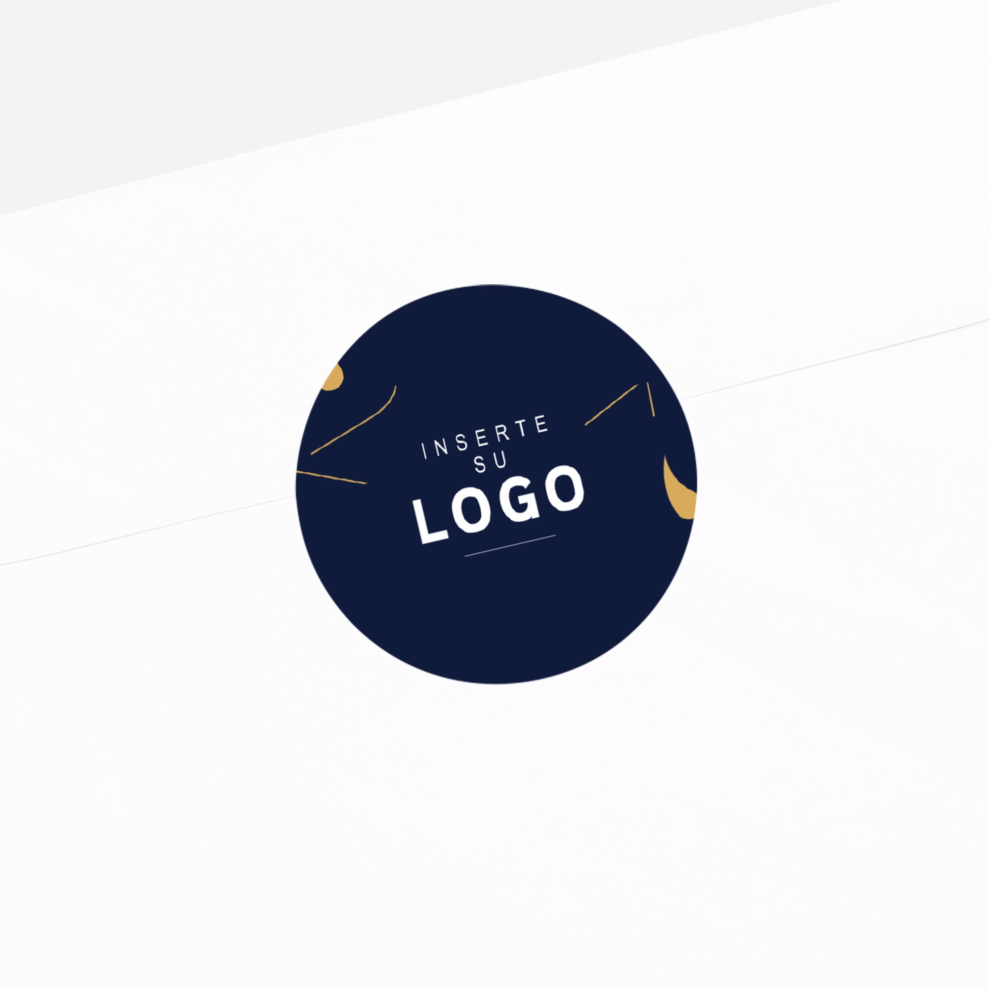 Épure d’Or | Vœux professionnels • Sticker • Rond photo N° 2