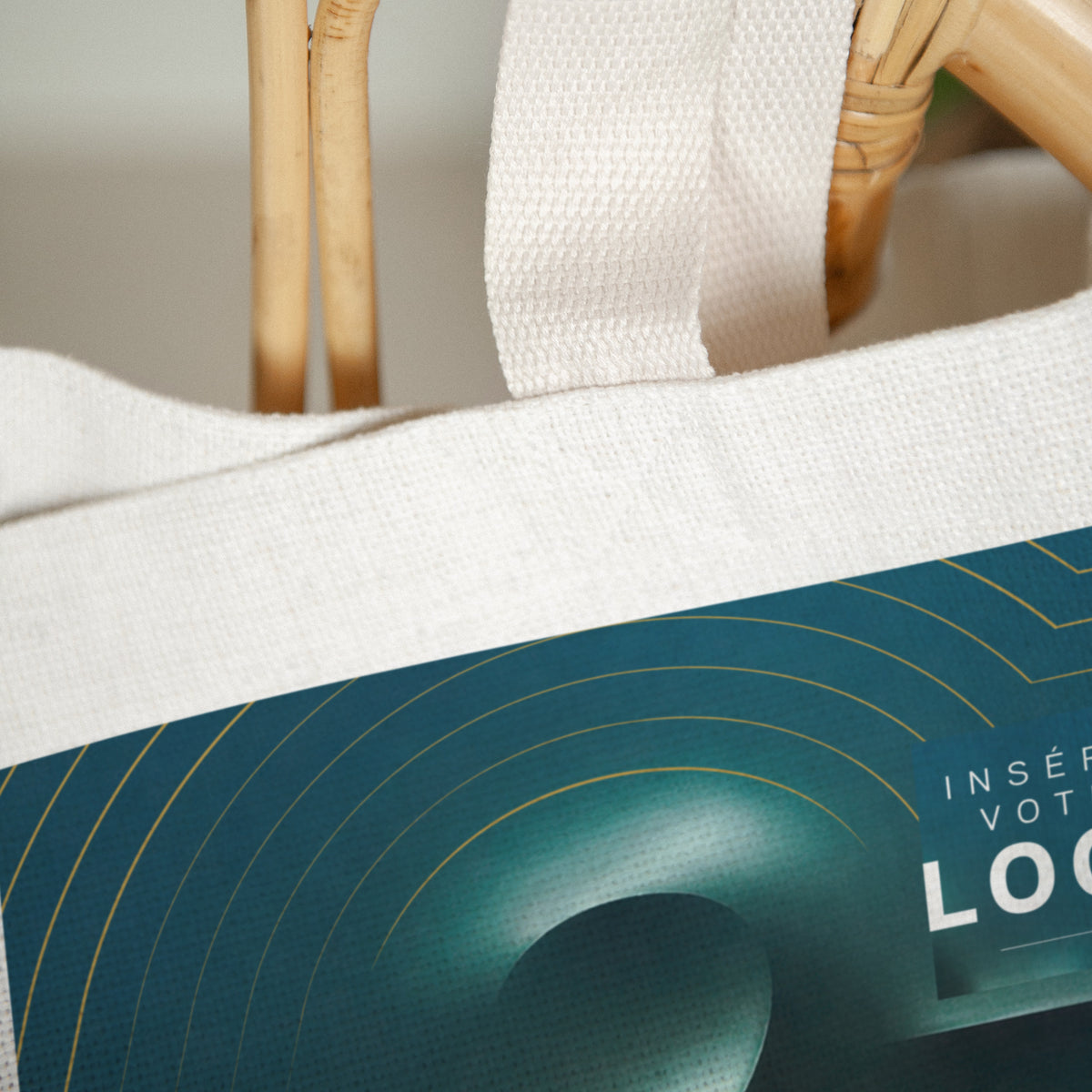 Lignes Dorées | Cadeau entreprise • Tote bag • 37,5 x 37 x 11 cm photo N° 3