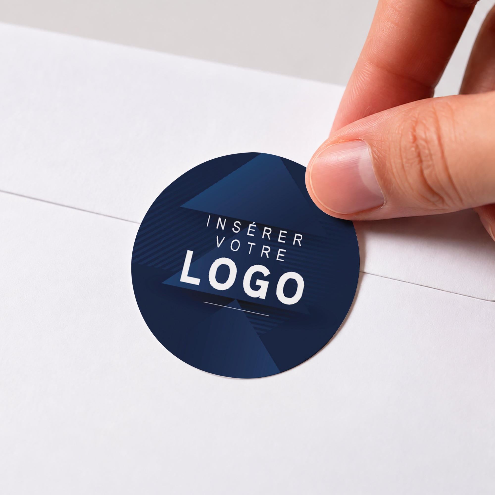 Sapin Prestige | Vœux professionnels • Sticker • Rond photo N° 1