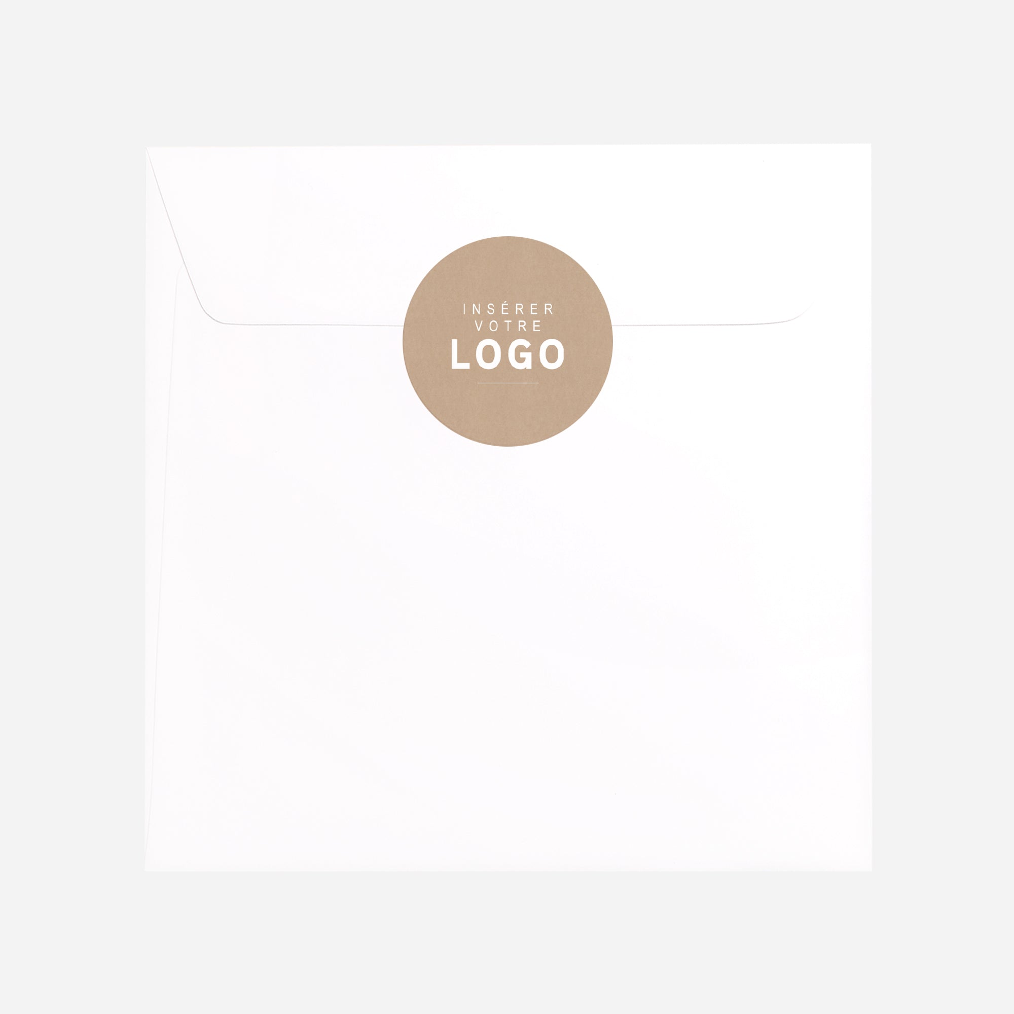 Couronne Végétale Kraft | Vœux professionnels • Sticker • Rond photo N° 3
