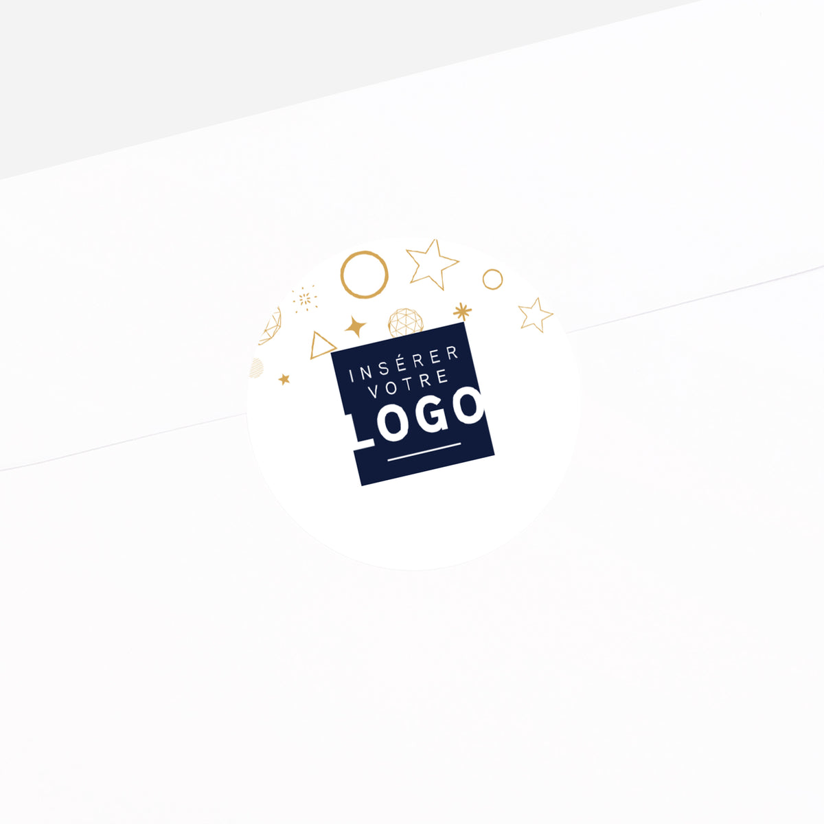 Constellation Graphique | Vœux professionnels • Sticker • Rond photo N° 2