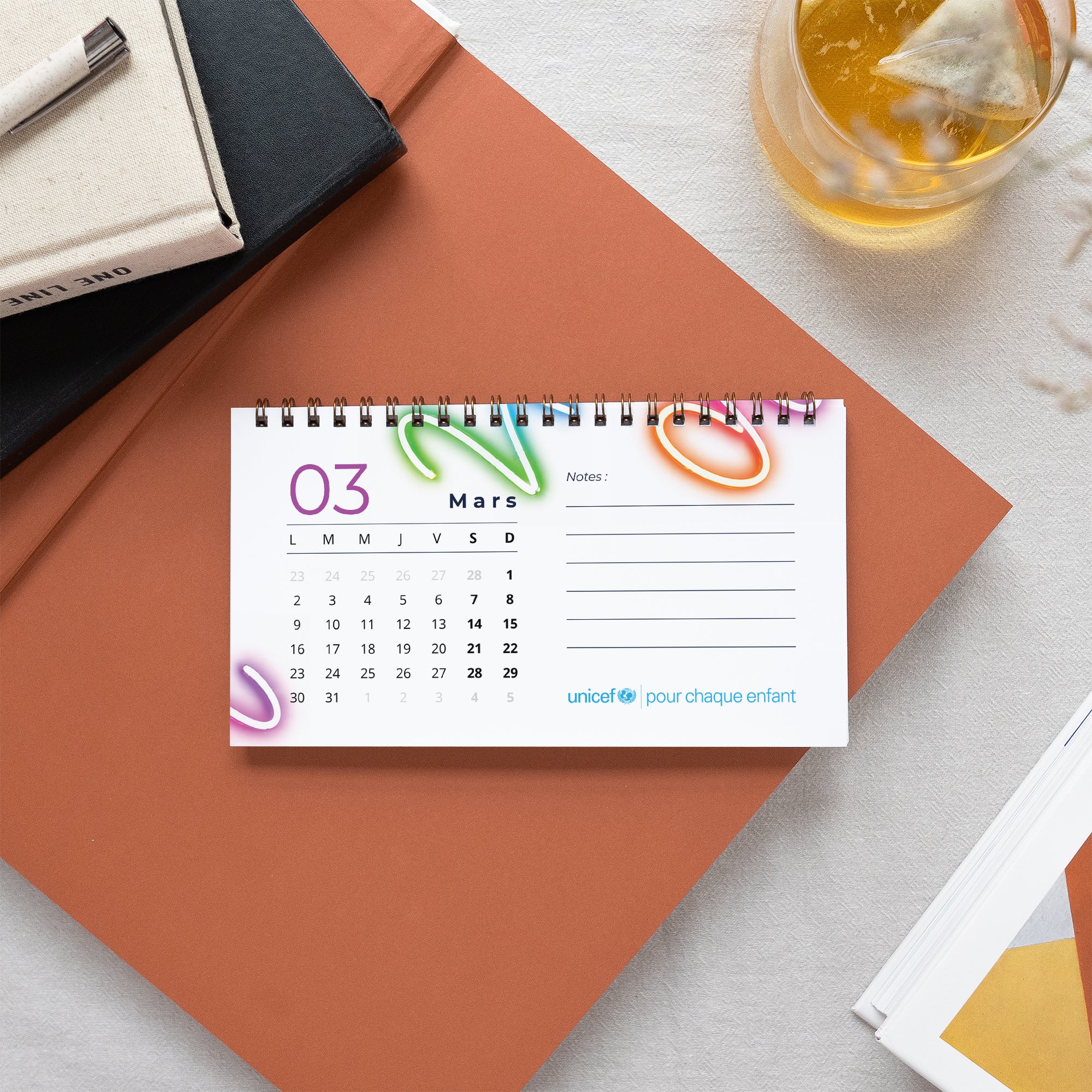 Onde Positive | Vœux professionnels • Calendrier professionnel • Chevalet photo N° 3