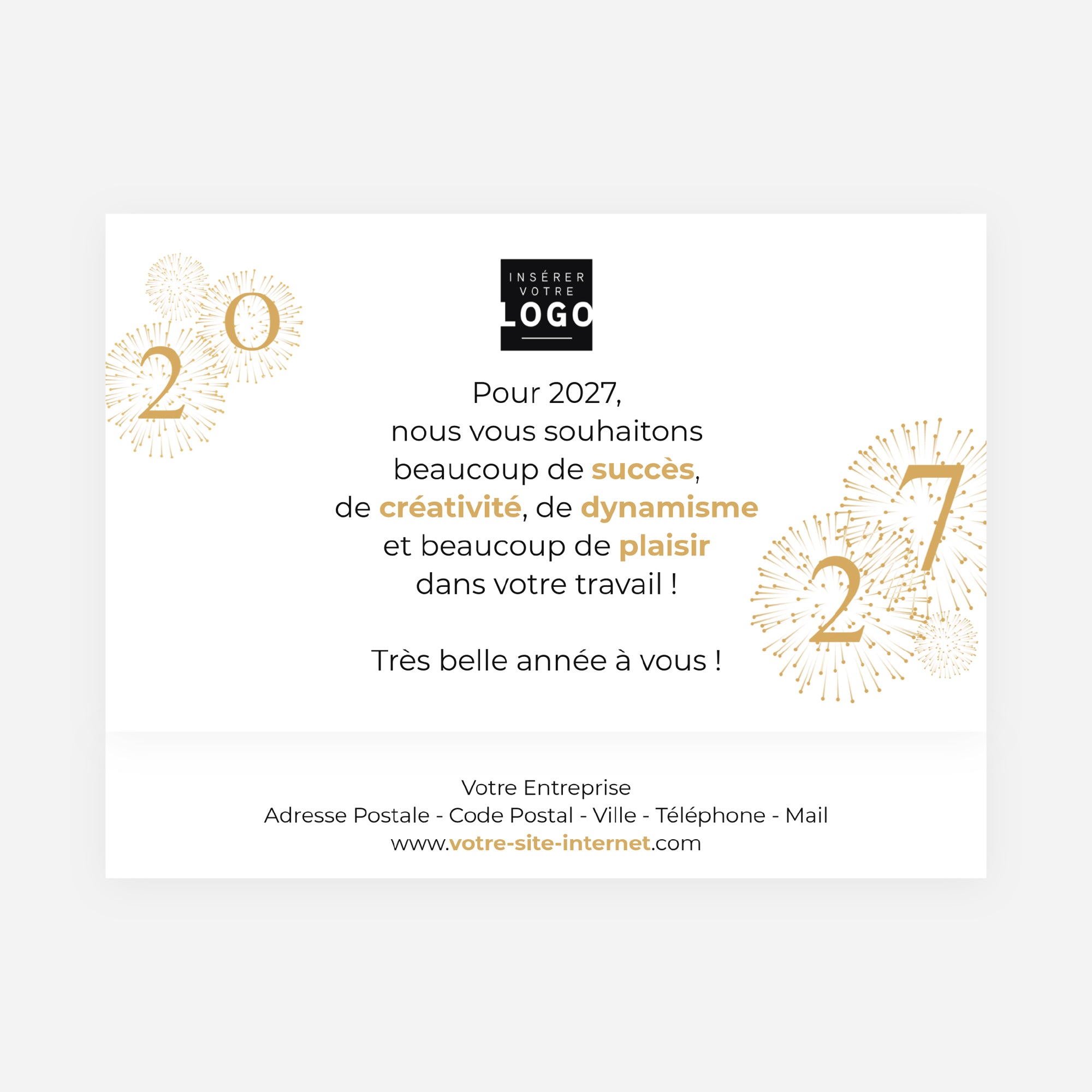 Feux d’Or | Vœux professionnels • Boite chocolat personnalisée • Chocolats Maxim's photo N° 4