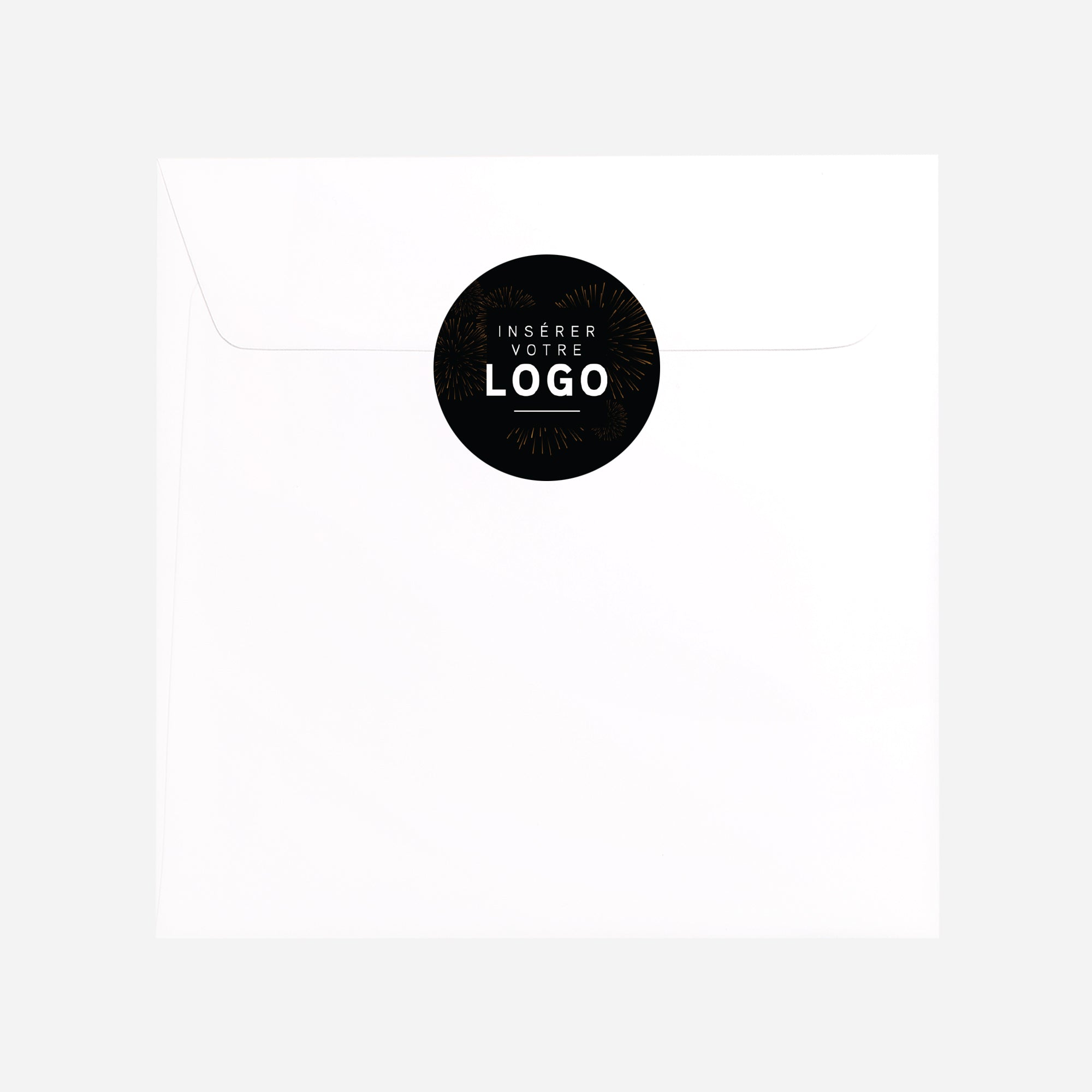 Feux d’Or | Vœux professionnels • Sticker • Rond photo N° 3