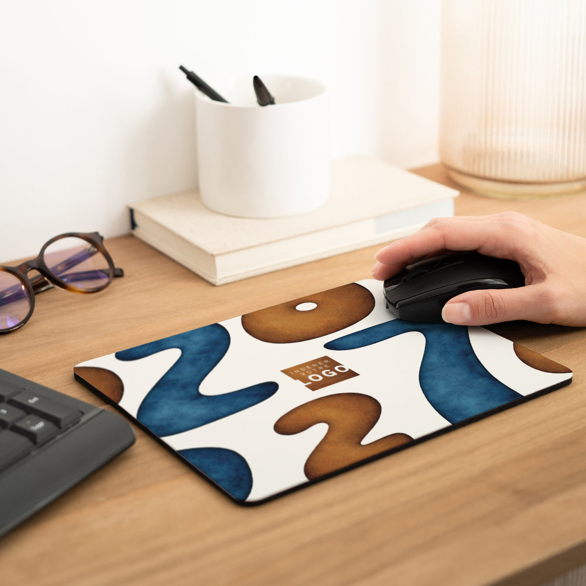 Terre & Azur | Cadeau entreprise • Tapis de souris • 23 x 19,6 cm photo N° 2
