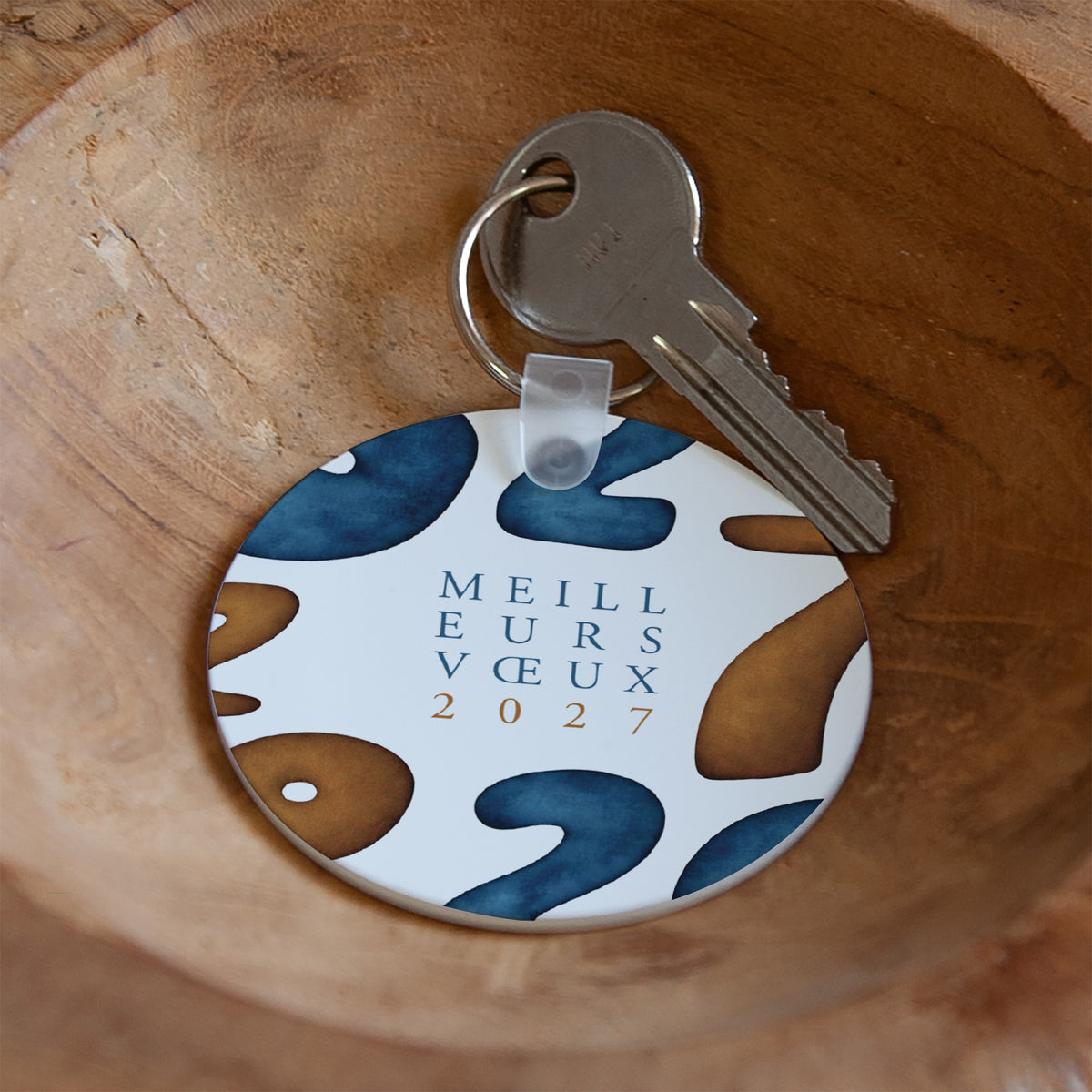 Terre & Azur | Cadeau entreprise • Porte-clés • Rond photo N° 2