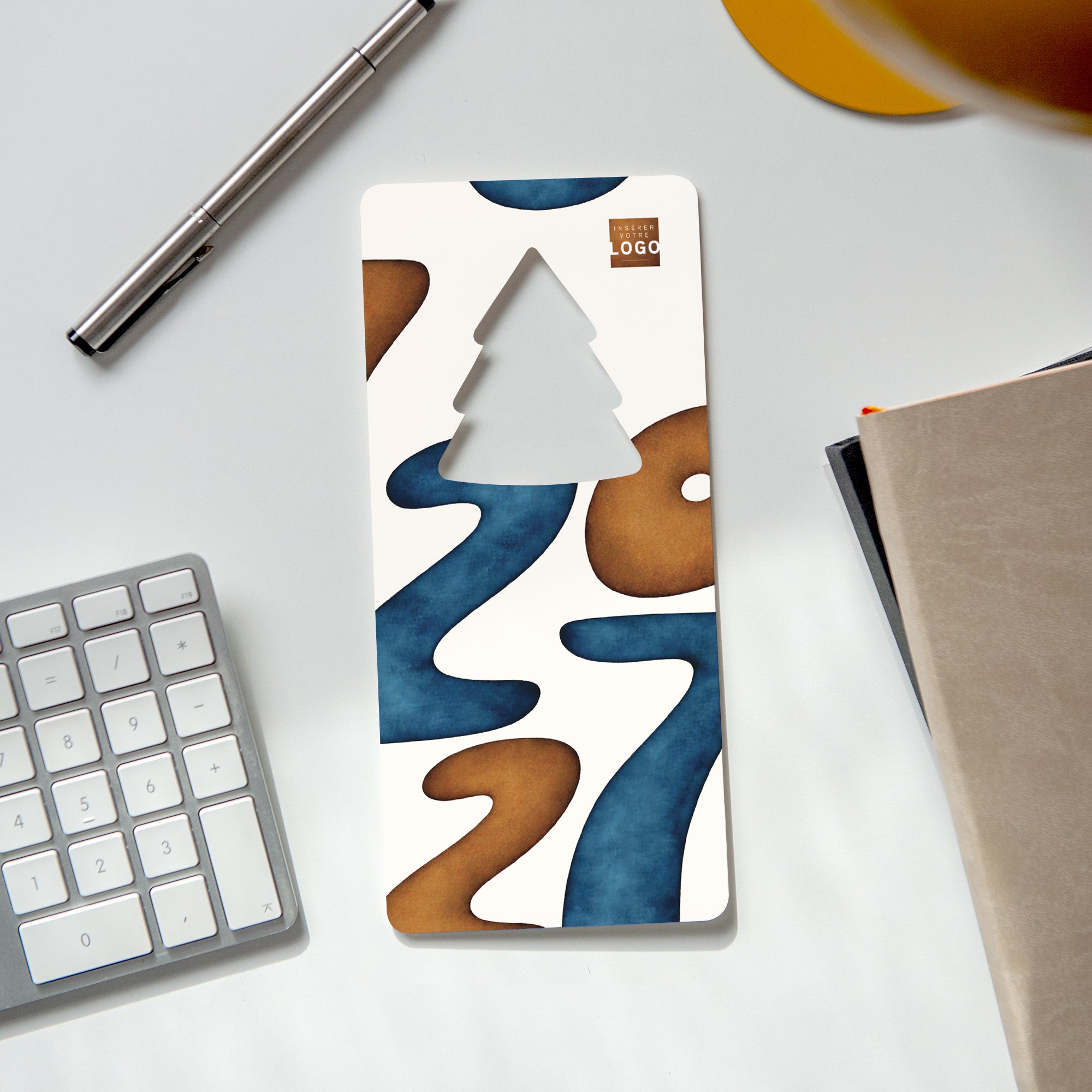 Terre & Azur | Vœux professionnels • Carte de voeux • Vertical sapin photo N° 4
