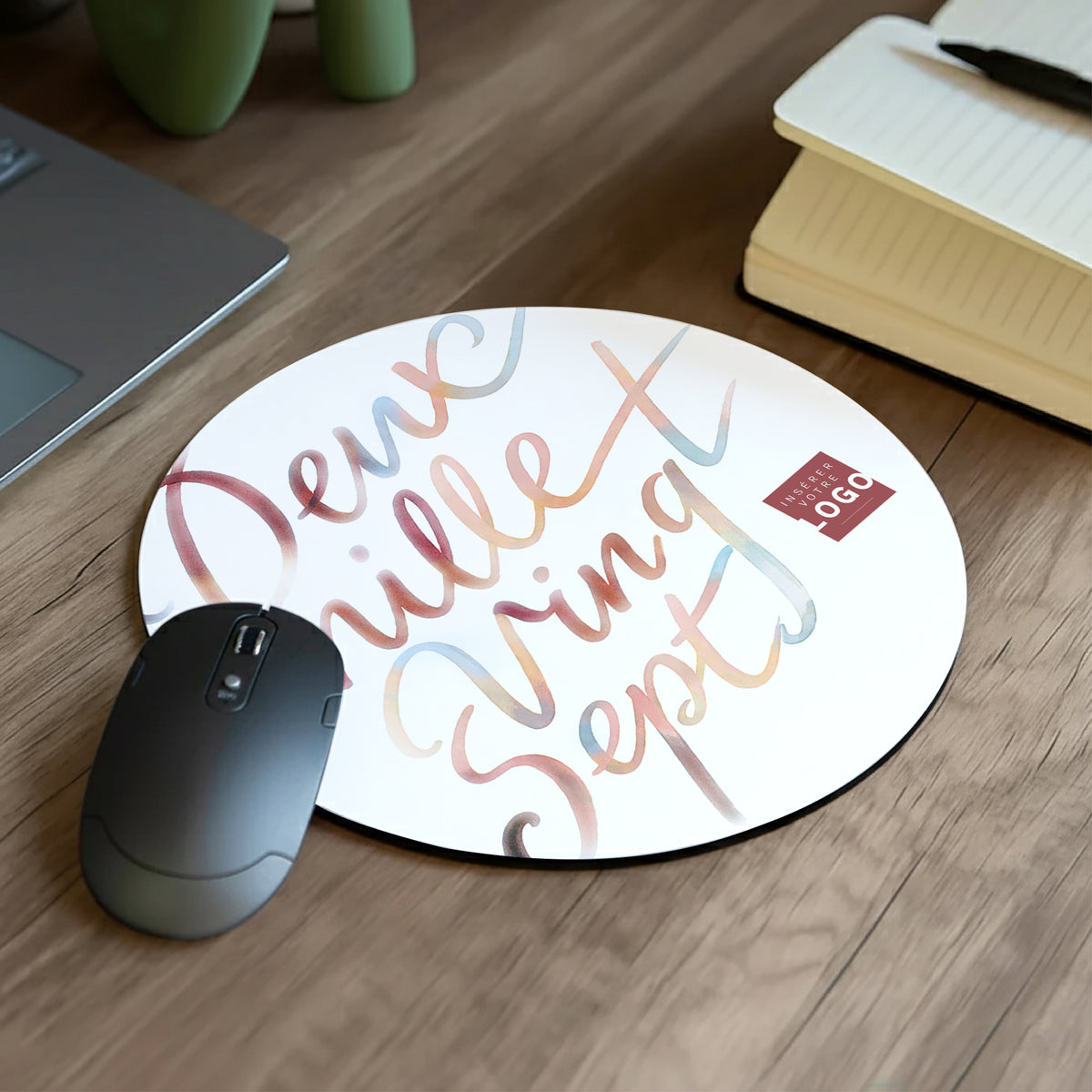 Douces nuances | Cadeau entreprise • Tapis de souris • Ø 20 cm photo N° 1