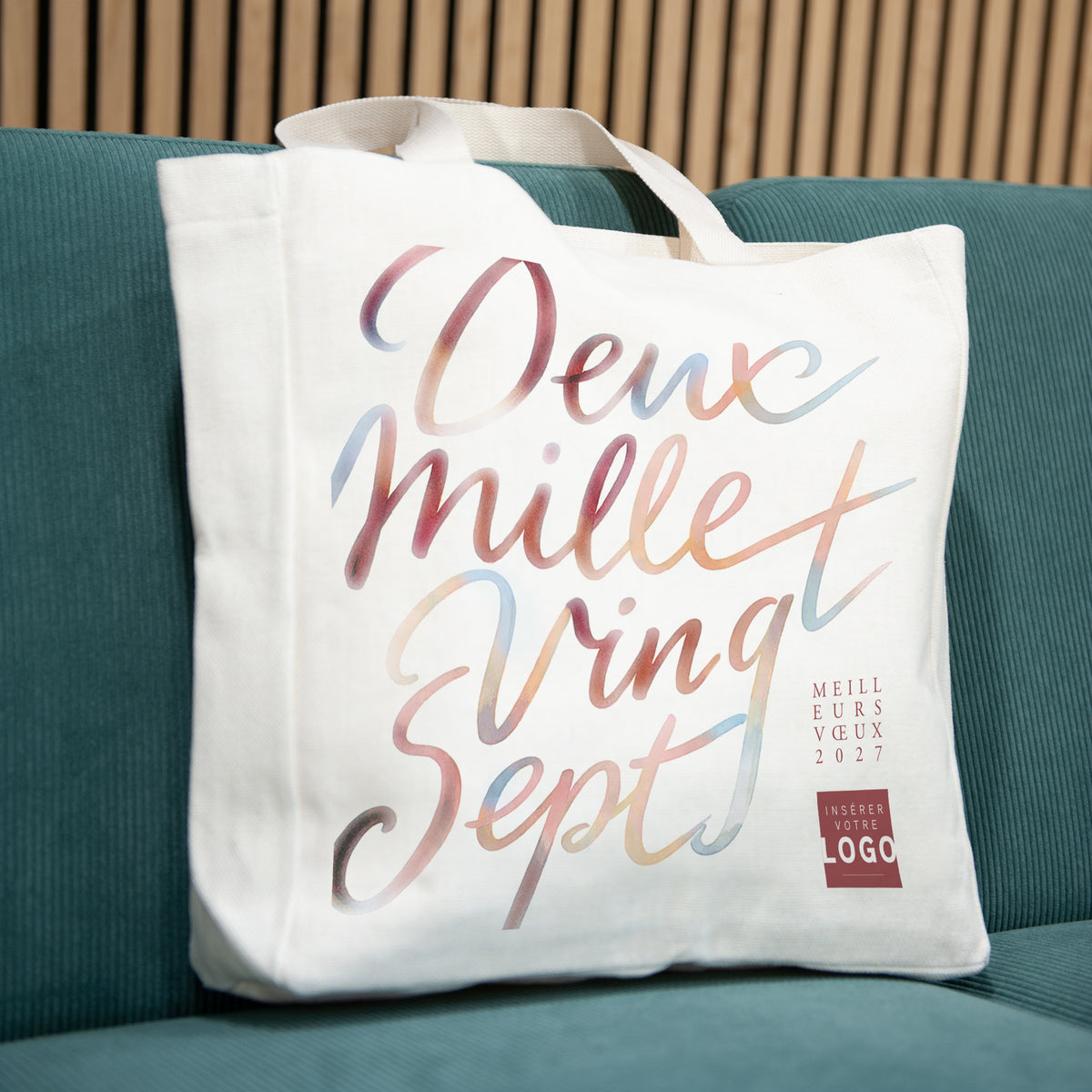 Douces nuances | Cadeau entreprise • Tote bag • 37,5 x 37 x 11 cm photo N° 2