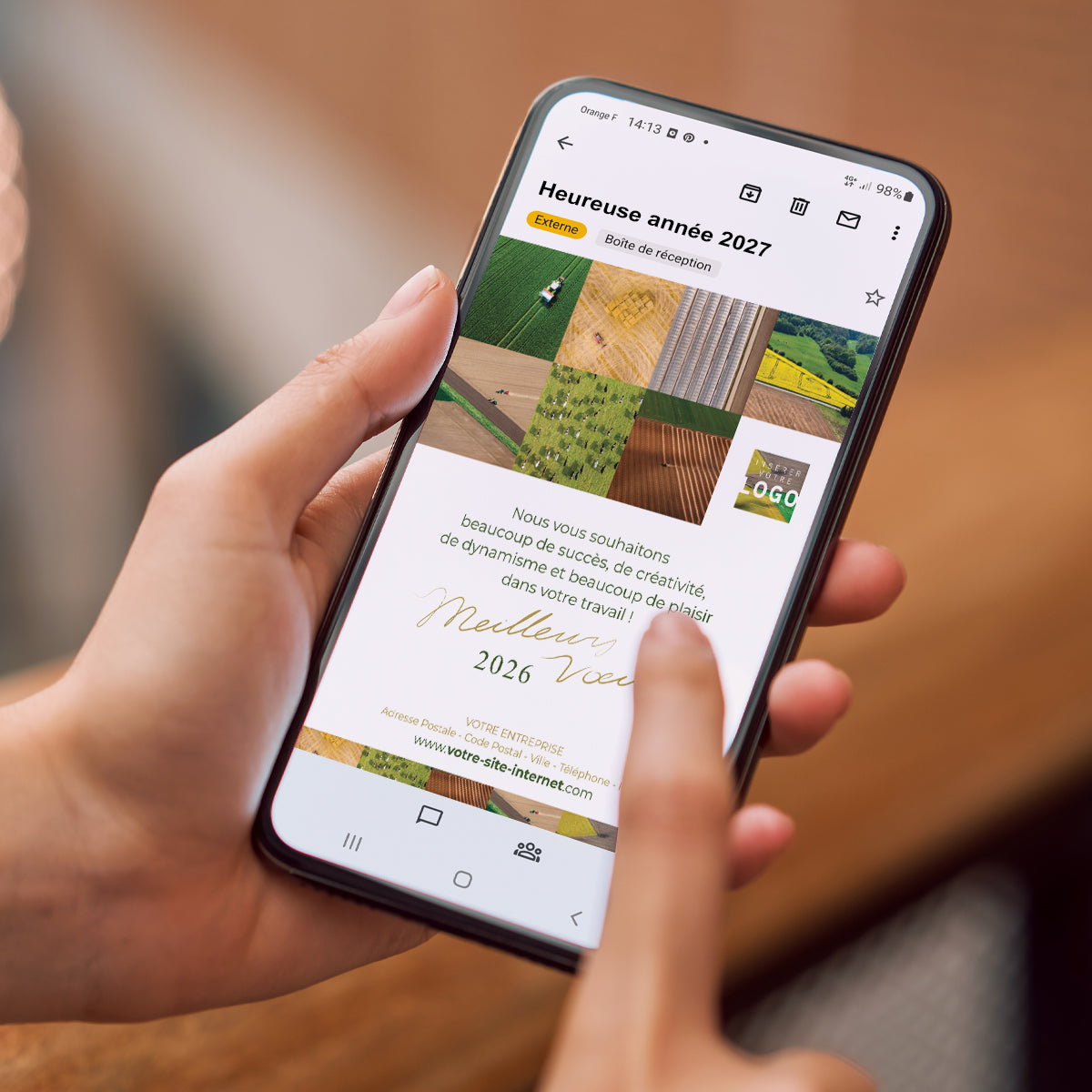 Cultiver l’Avenir | Vœux professionnels • Carte virtuelle • Ecard image photo N° 2