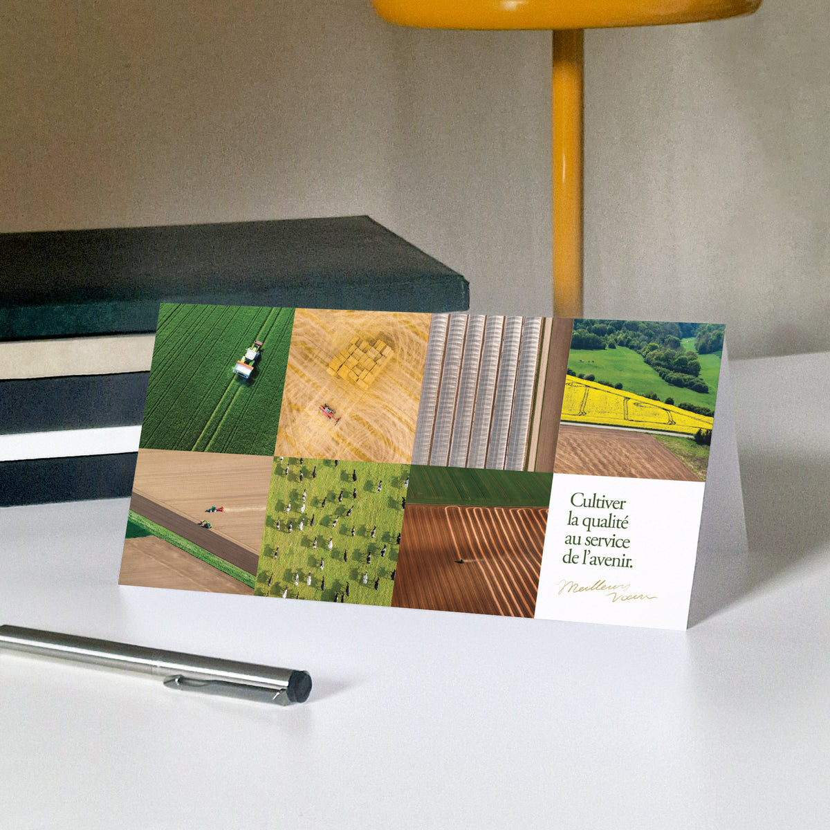 Cultiver l’Avenir | Vœux professionnels • Carte de voeux • Panoramique pliable photo N° 5