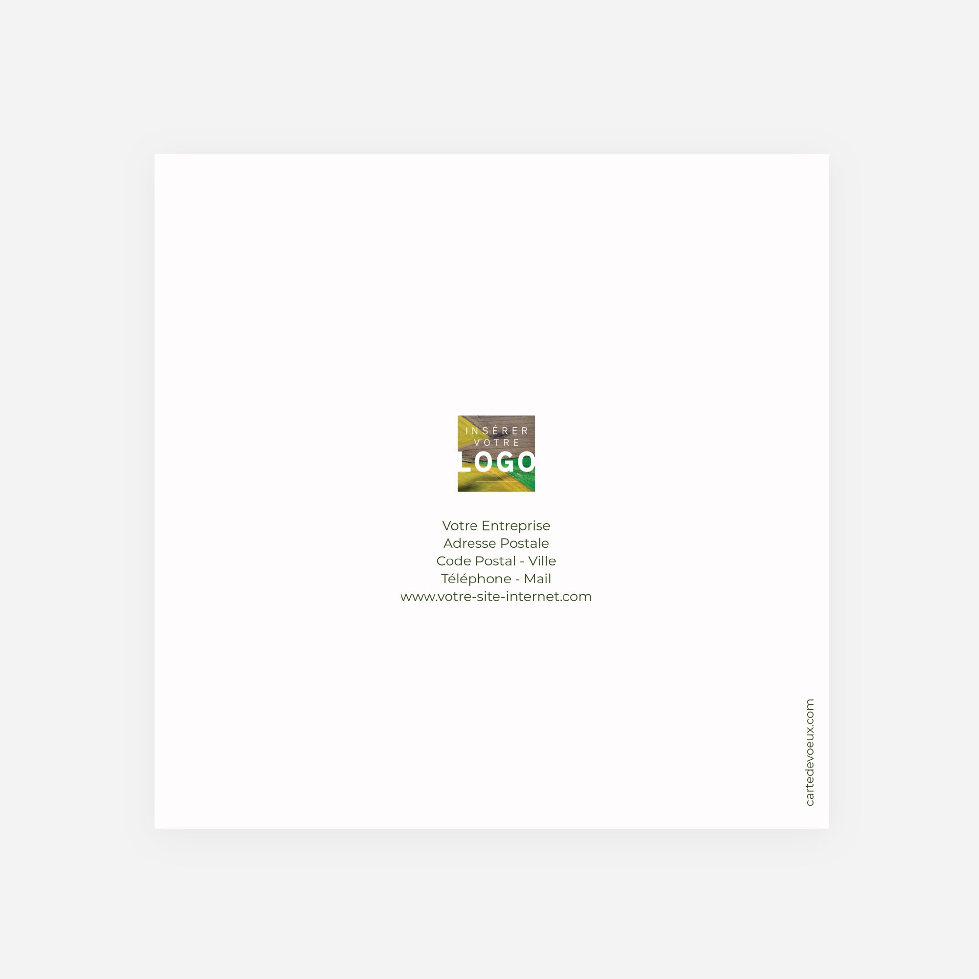 Cultiver l’Avenir | Vœux professionnels • Carte de voeux • Carré double photo N° 3