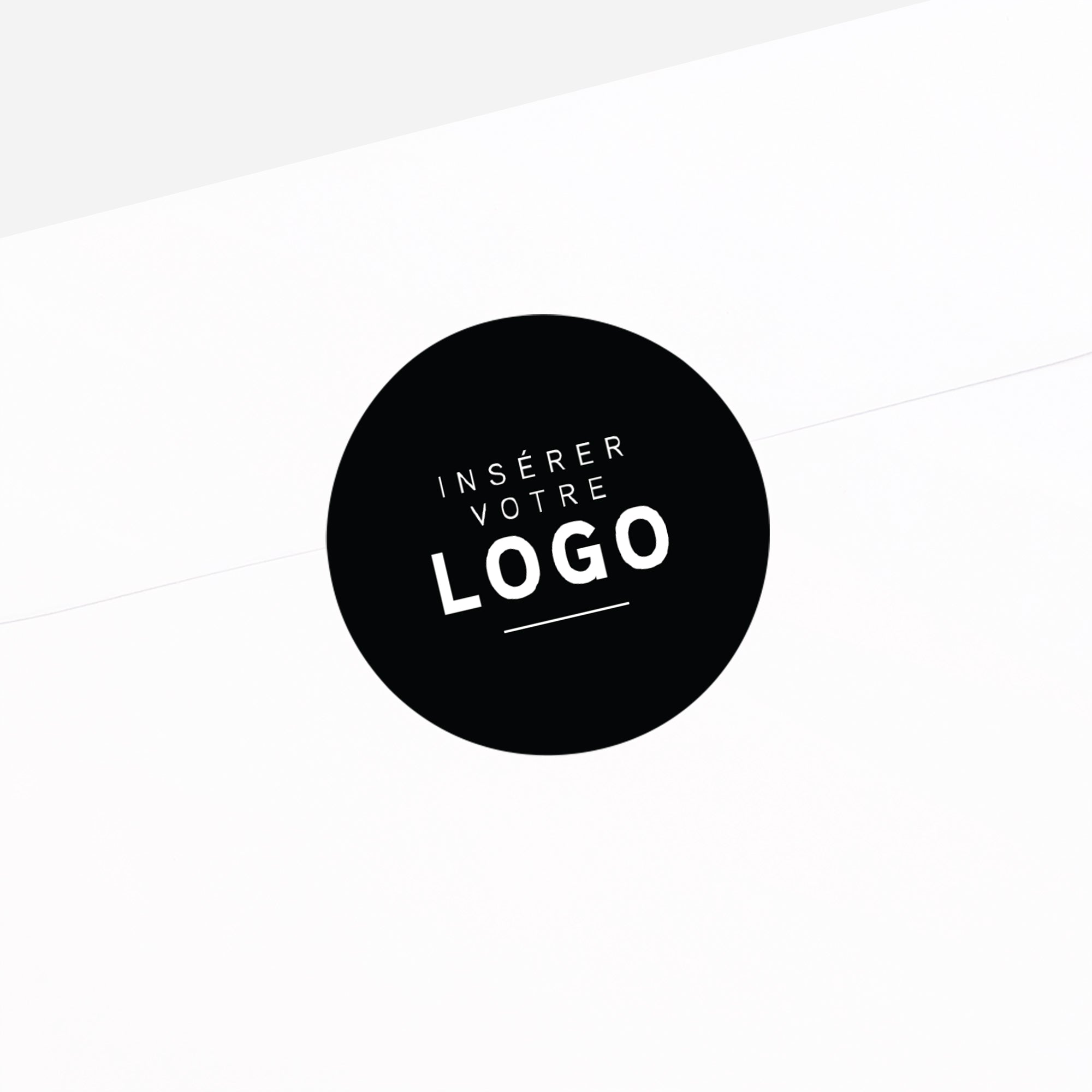 Écriture d’Or | Vœux professionnels • Sticker • Rond photo N° 2