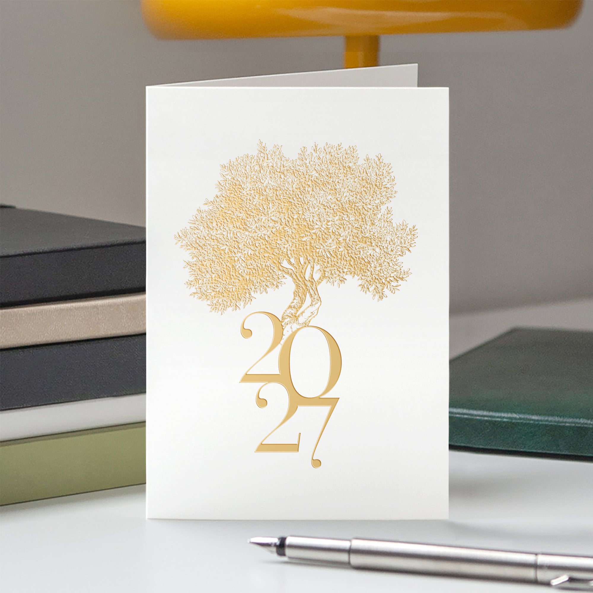Arbre Précieux | Vœux professionnels • Carte de voeux • Double volet portrait photo N° 5
