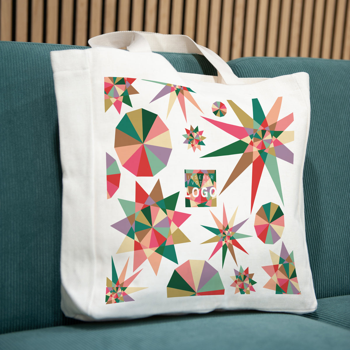 Étoile lumineuse | Cadeau entreprise • Tote bag • 37,5 x 37 x 11 cm photo N° 2