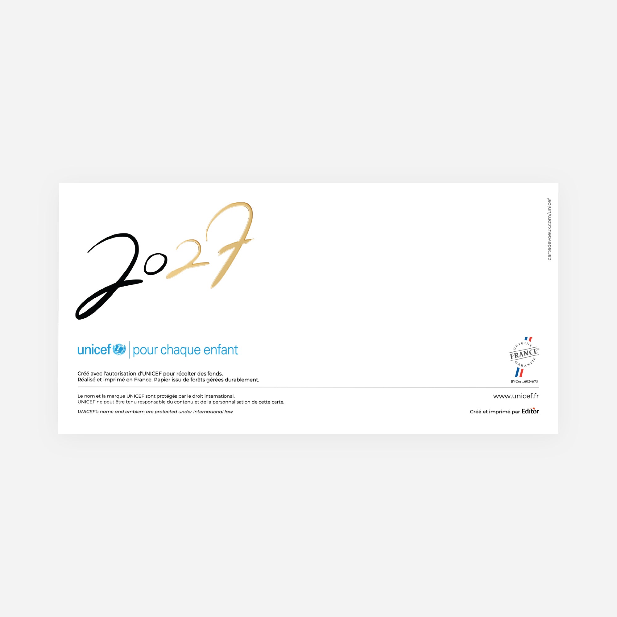 Alliance Graphique | Vœux professionnels • Carte de voeux • Panoramique pliable photo N° 3