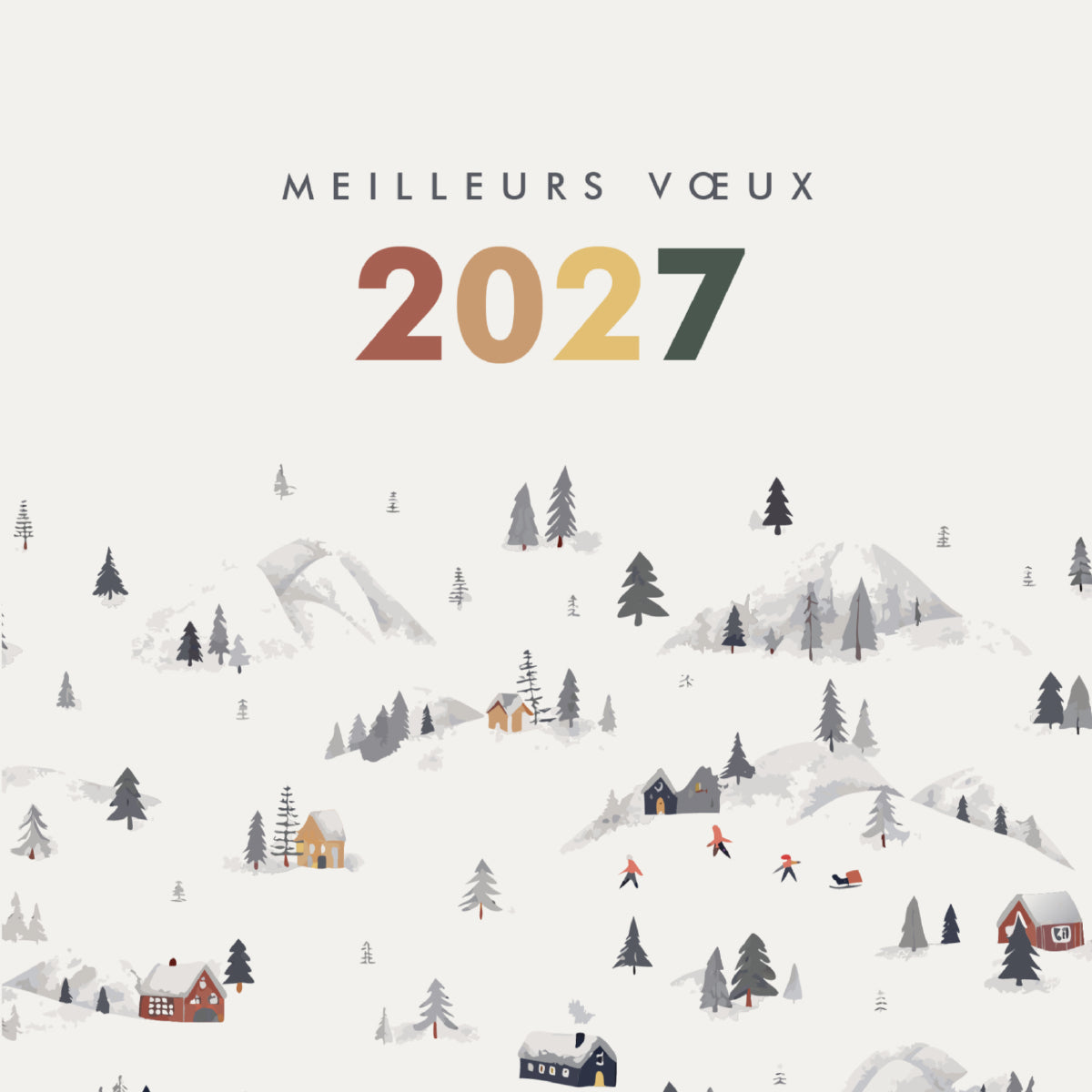 Village d’Hiver | Vœux professionnels • Carte virtuelle • Ecard vidéo photo N° 1