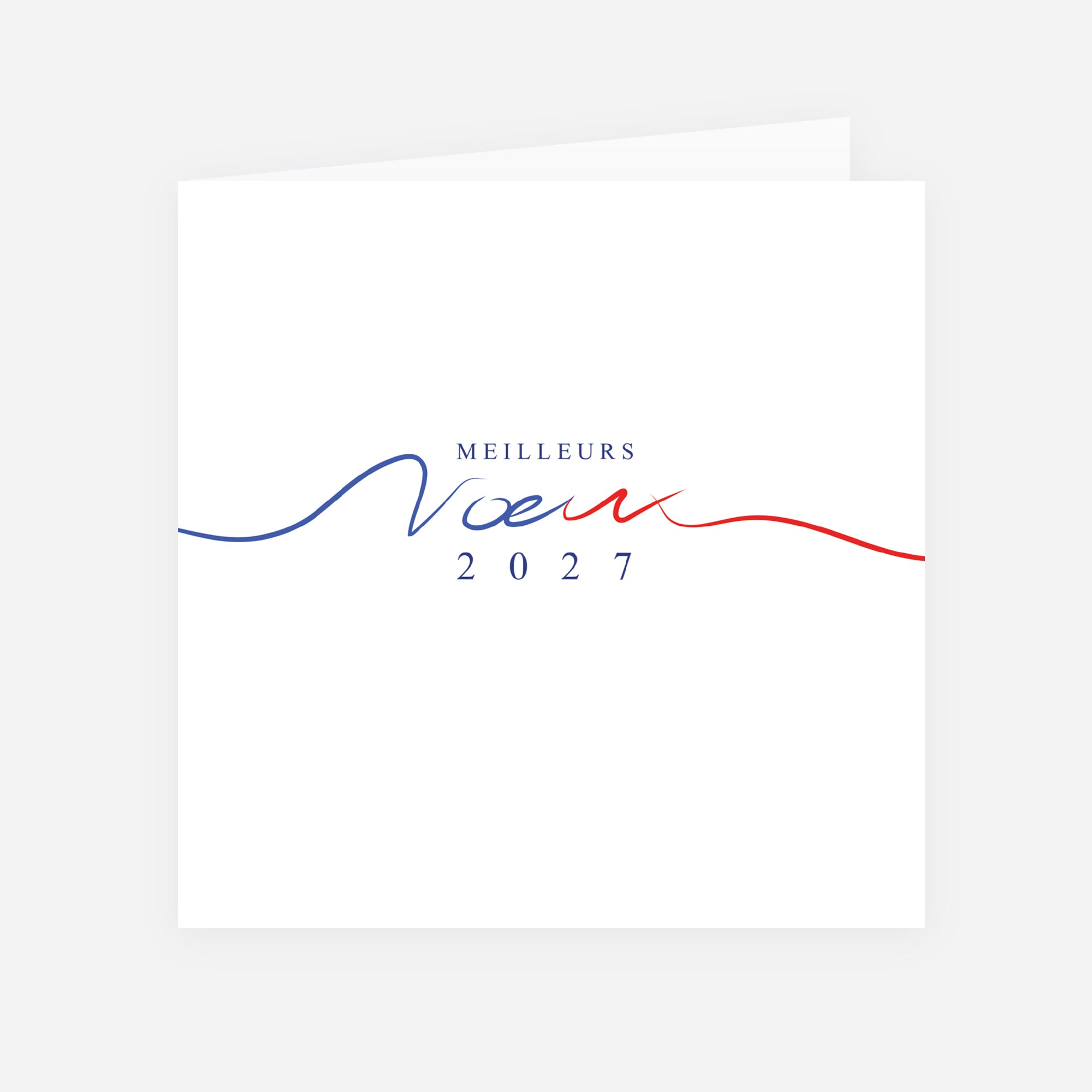 Lien de Territoire | Vœux professionnels • Carte de voeux • Carré double photo N° 1