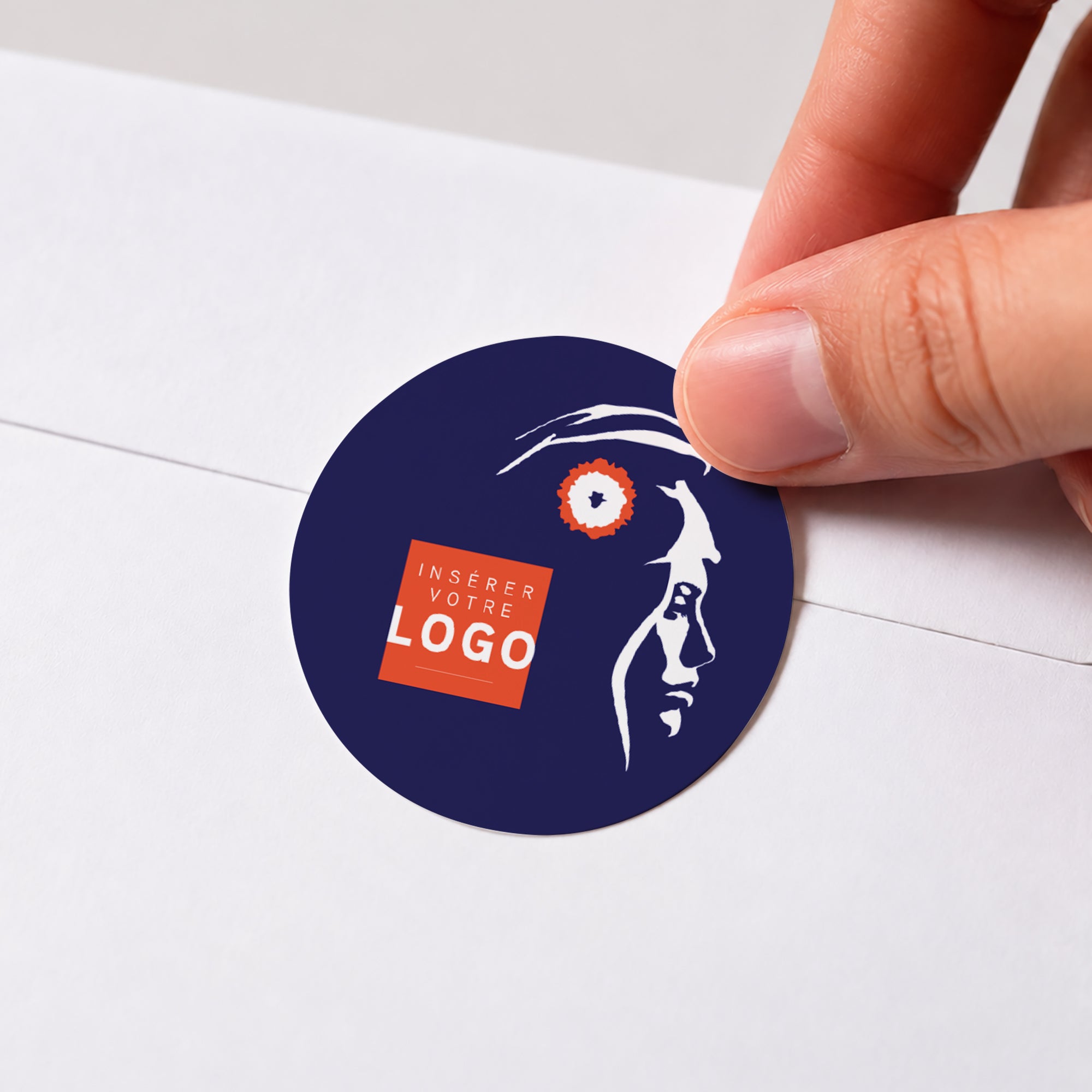 L’Esprit de Marianne | Vœux professionnels • Sticker • Rond photo N° 1