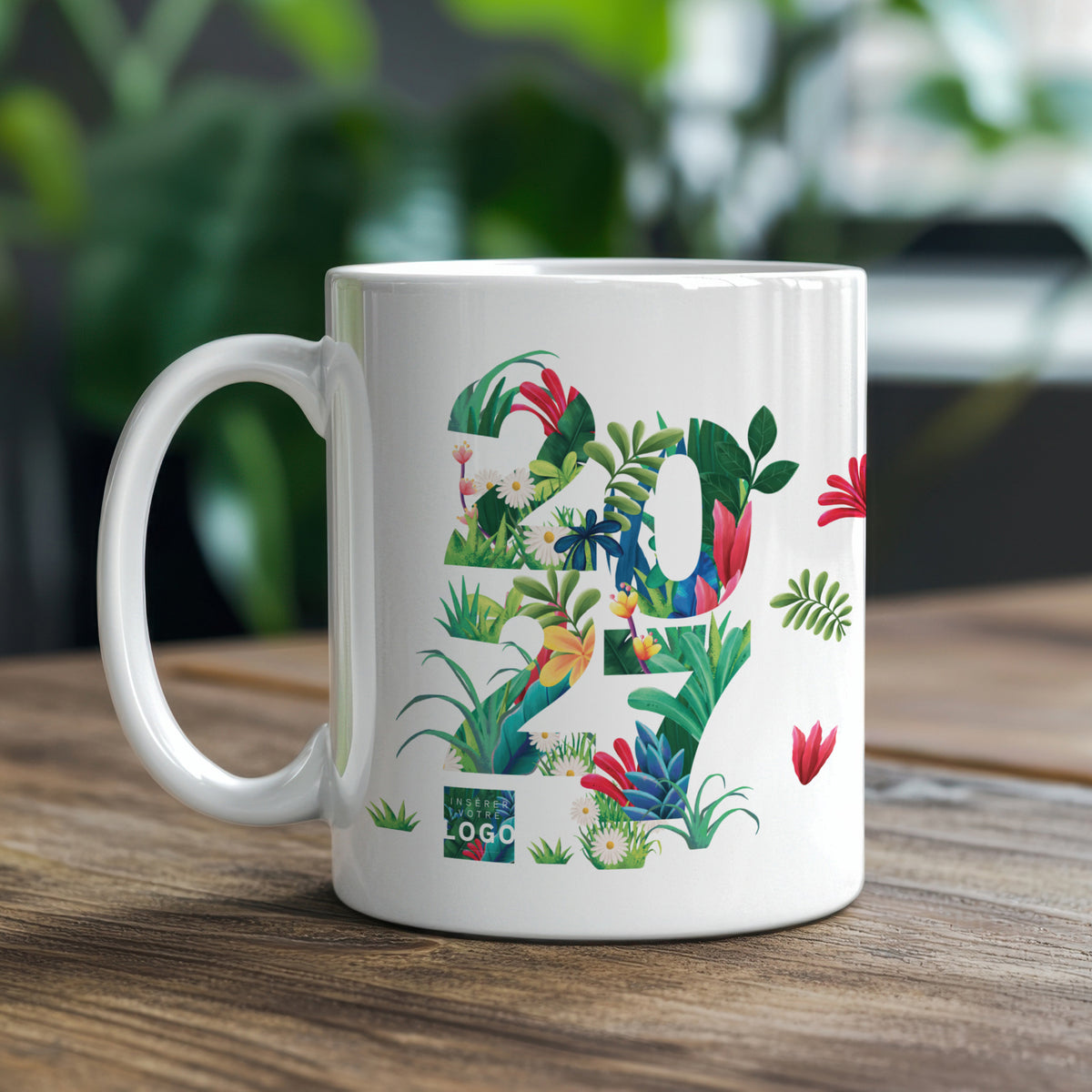 Horizon Verdoyant | Cadeau entreprise • Mug • Blanc photo N° 1