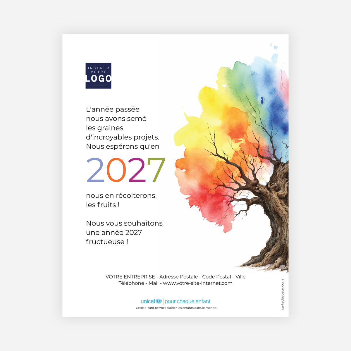 Arbre d’Harmonie | Vœux professionnels • Carte virtuelle • eCard Image photo N° 1