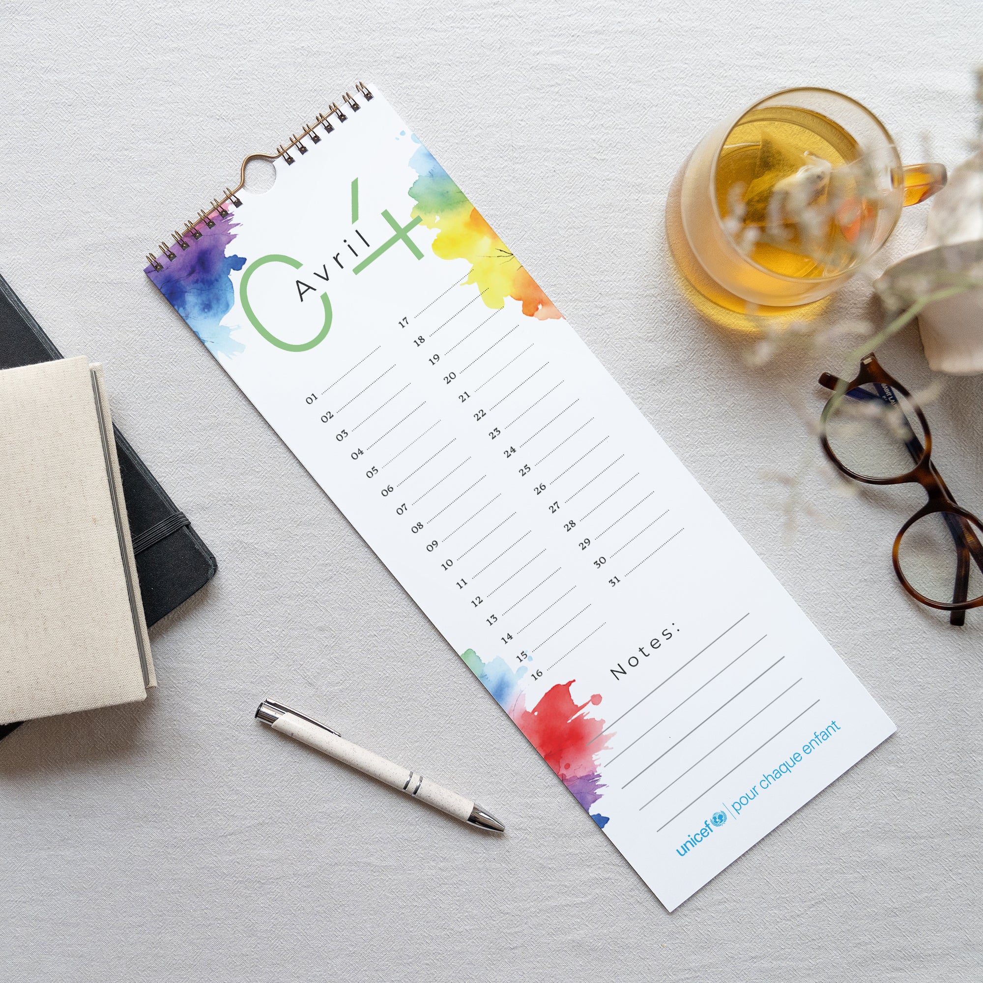Arbre d’Harmonie | Vœux professionnels • Calendrier professionnel • 14,8 x 42 cm photo N° 3